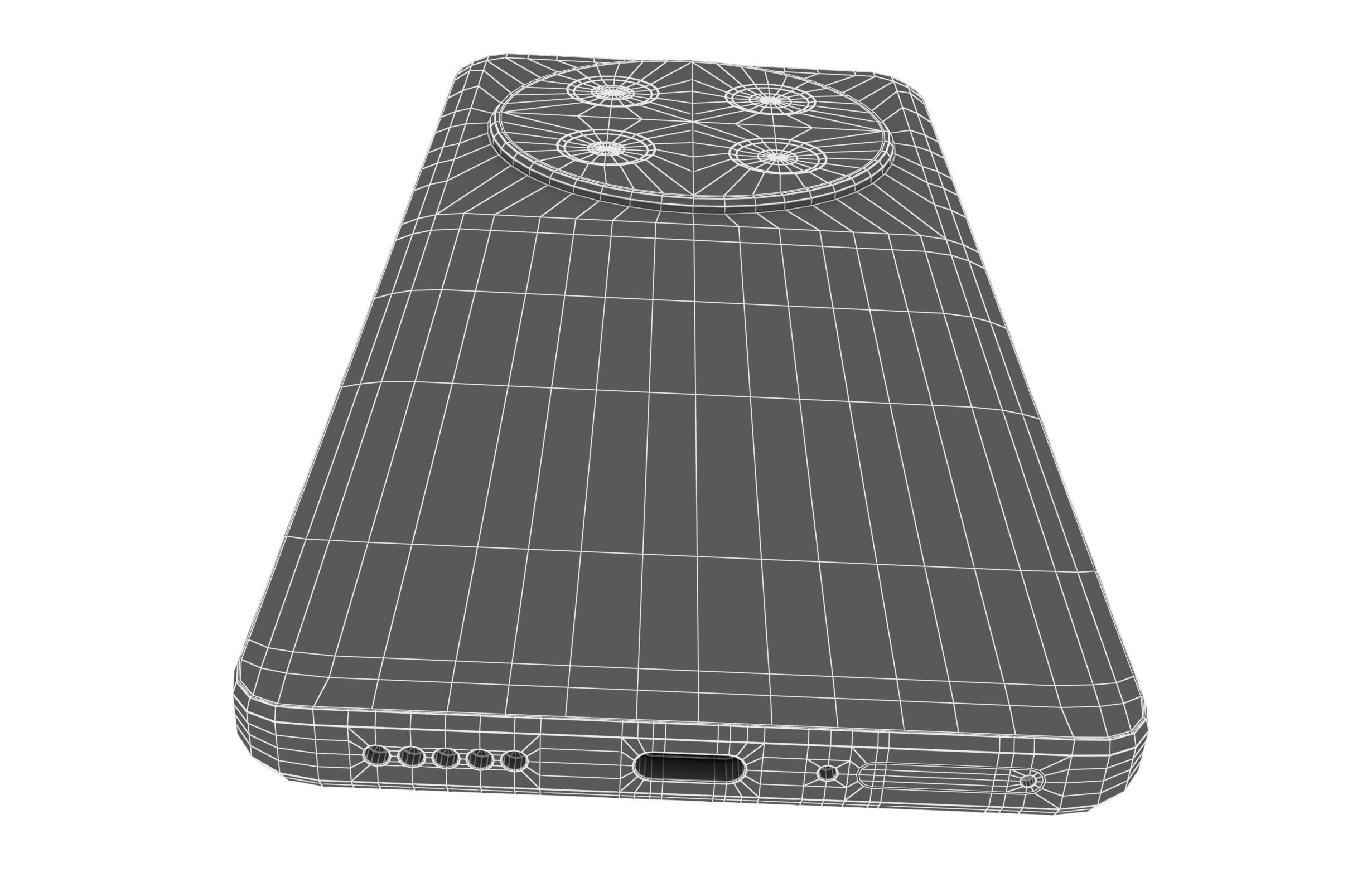 Huawei Nova 13i Blue And White 3D model_25