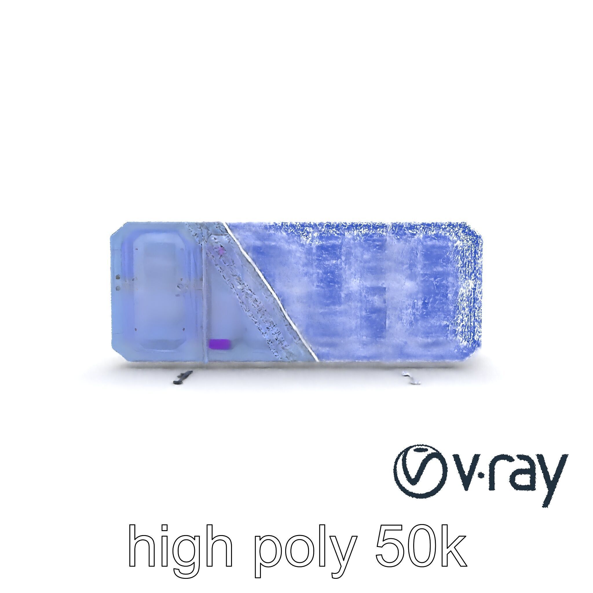 Intergalactic Lab Wall Structure Model Pack with Holographic ... Low-poly 3D model_23