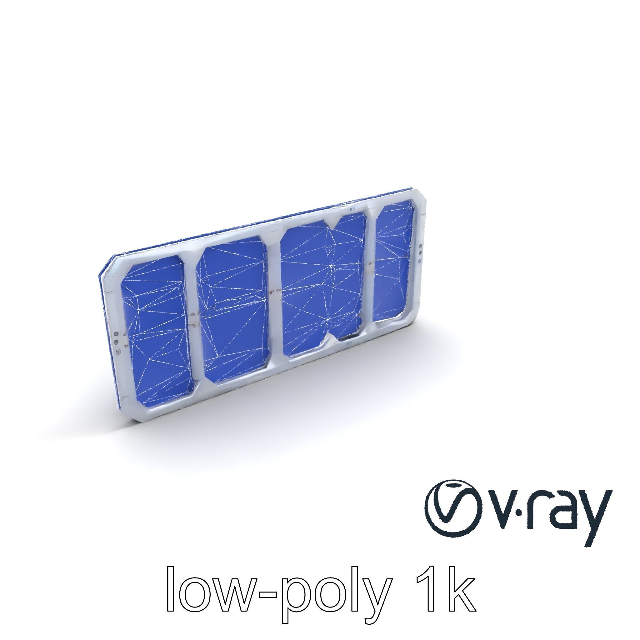 Intergalactic Lab Wall Structure Model Pack with Holographic ... Low-poly 3D model_11