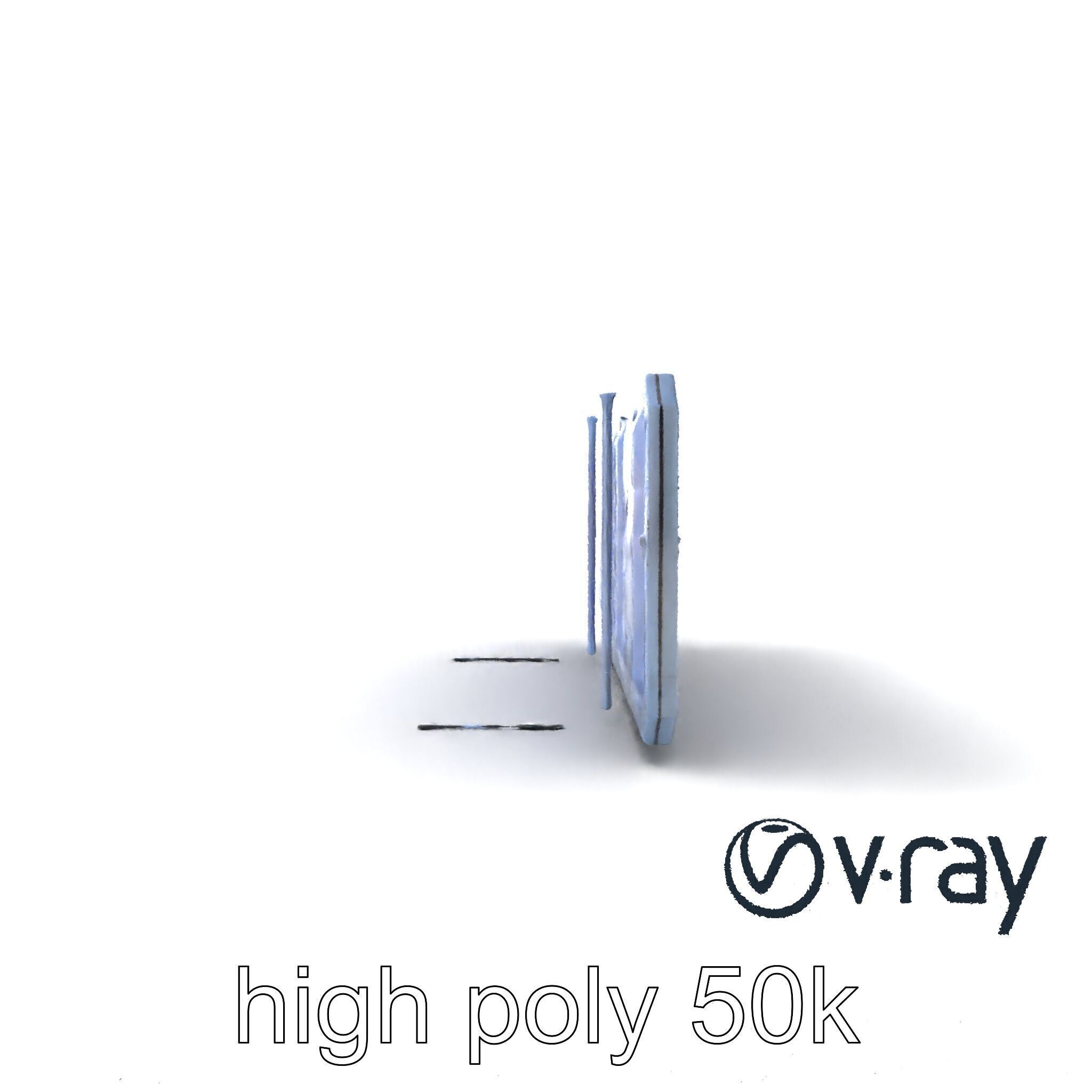 Intergalactic Lab Wall Structure Model Pack with Holographic ... Low-poly 3D model_20