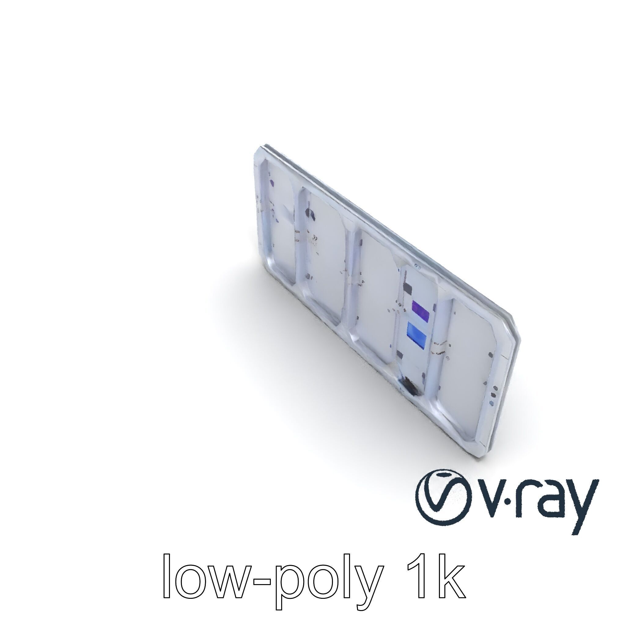 Intergalactic Lab Wall Structure Model Pack with Holographic ... Low-poly 3D model_13