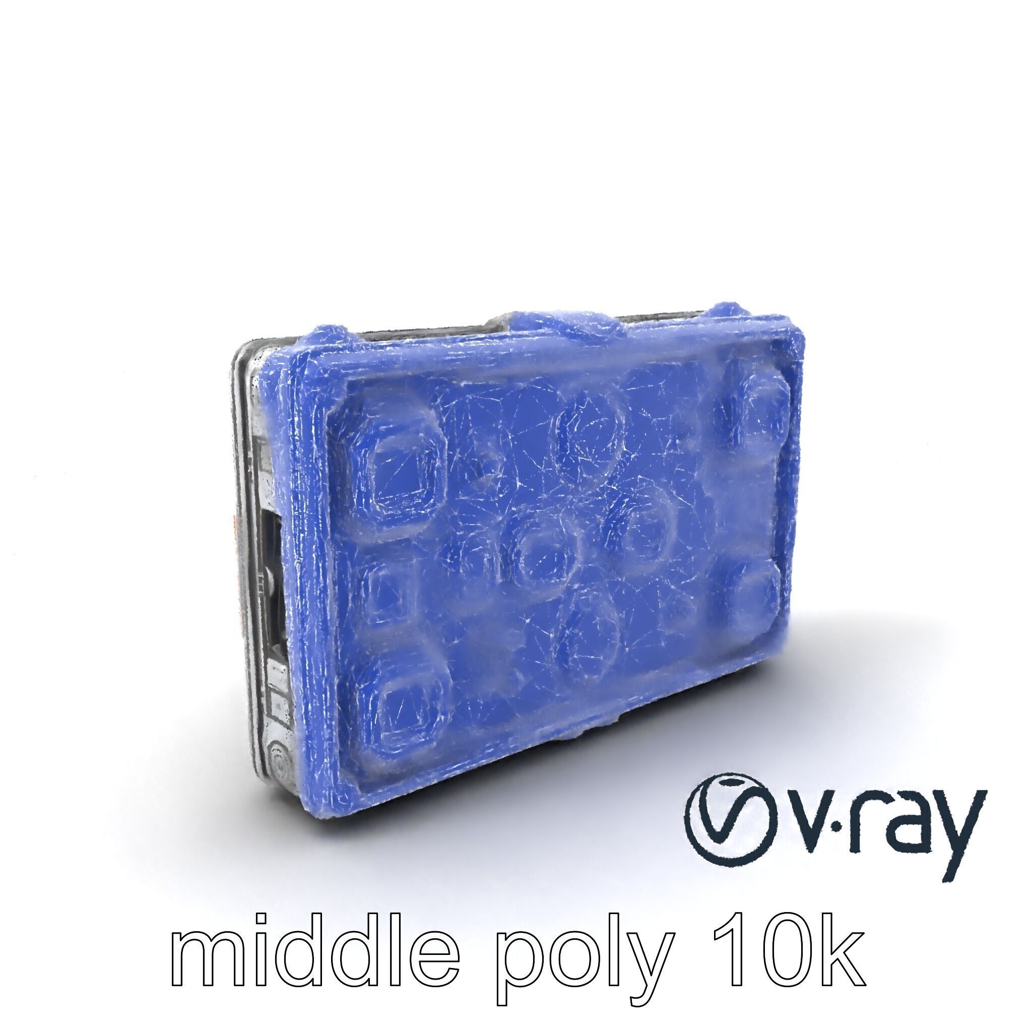 Futuristic Space Station Wall Module model pack Low-poly 3D model_5