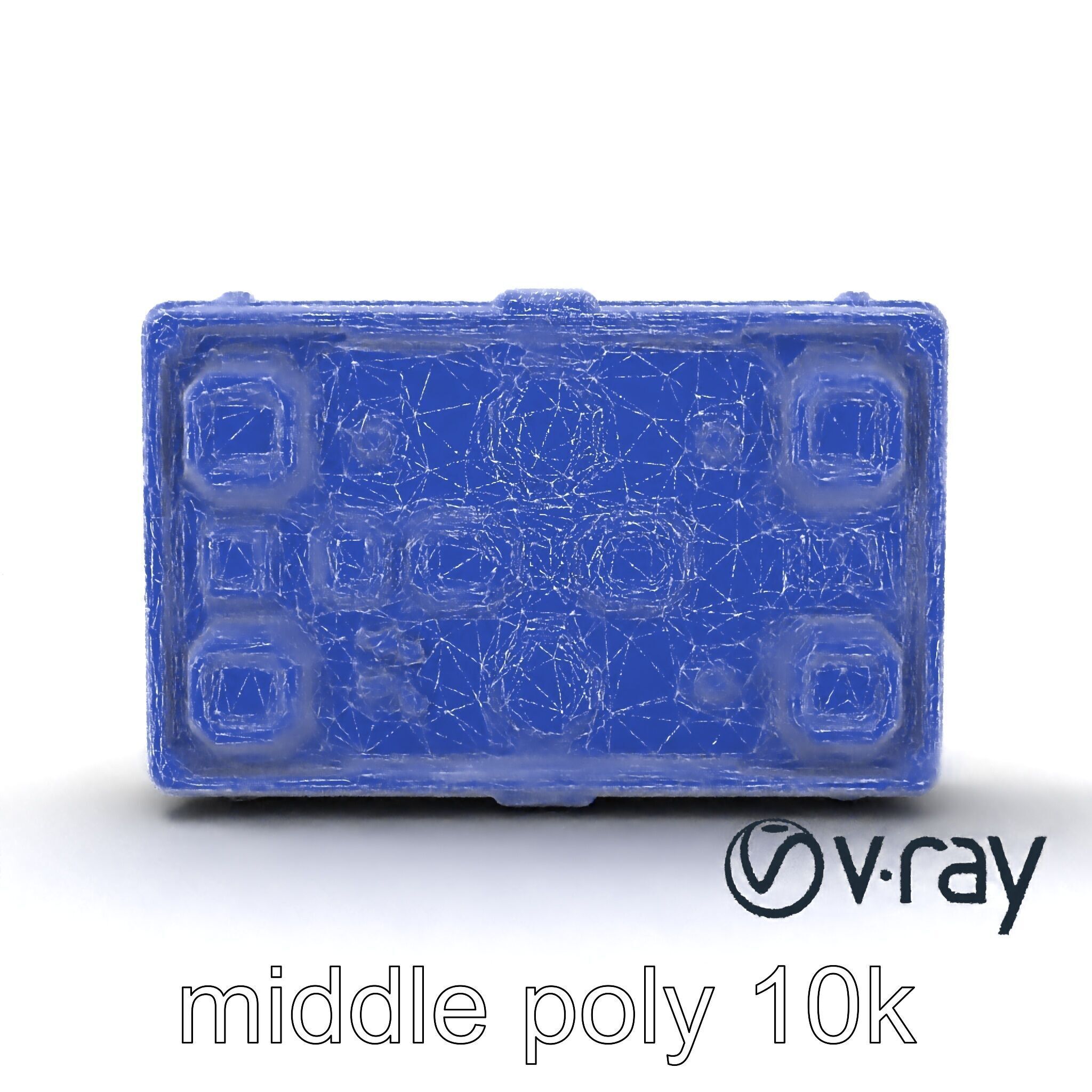 Futuristic Space Station Wall Module model pack Low-poly 3D model_26