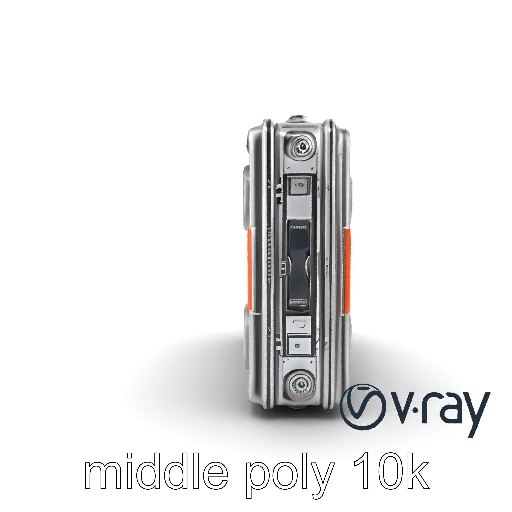 Futuristic Space Station Wall Module model pack Low-poly 3D model_15