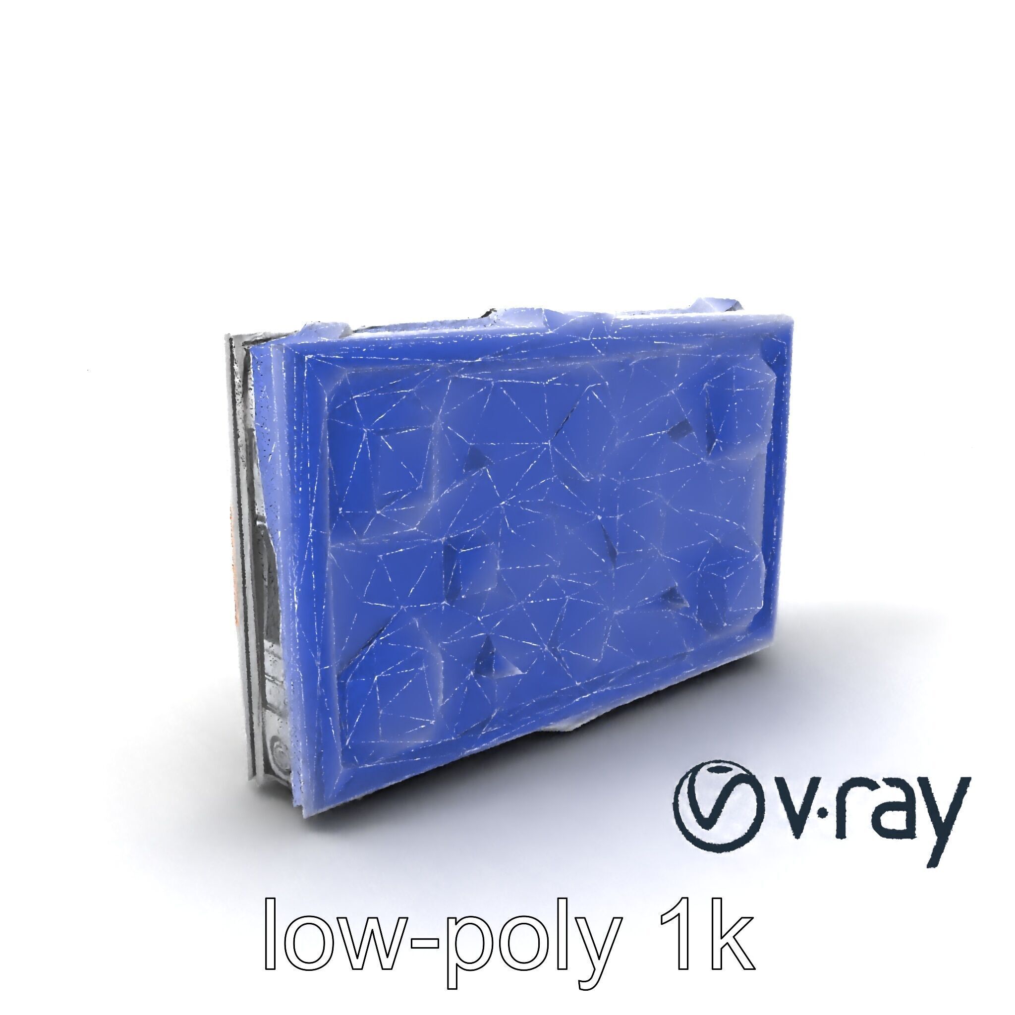 Futuristic Space Station Wall Module model pack Low-poly 3D model_6