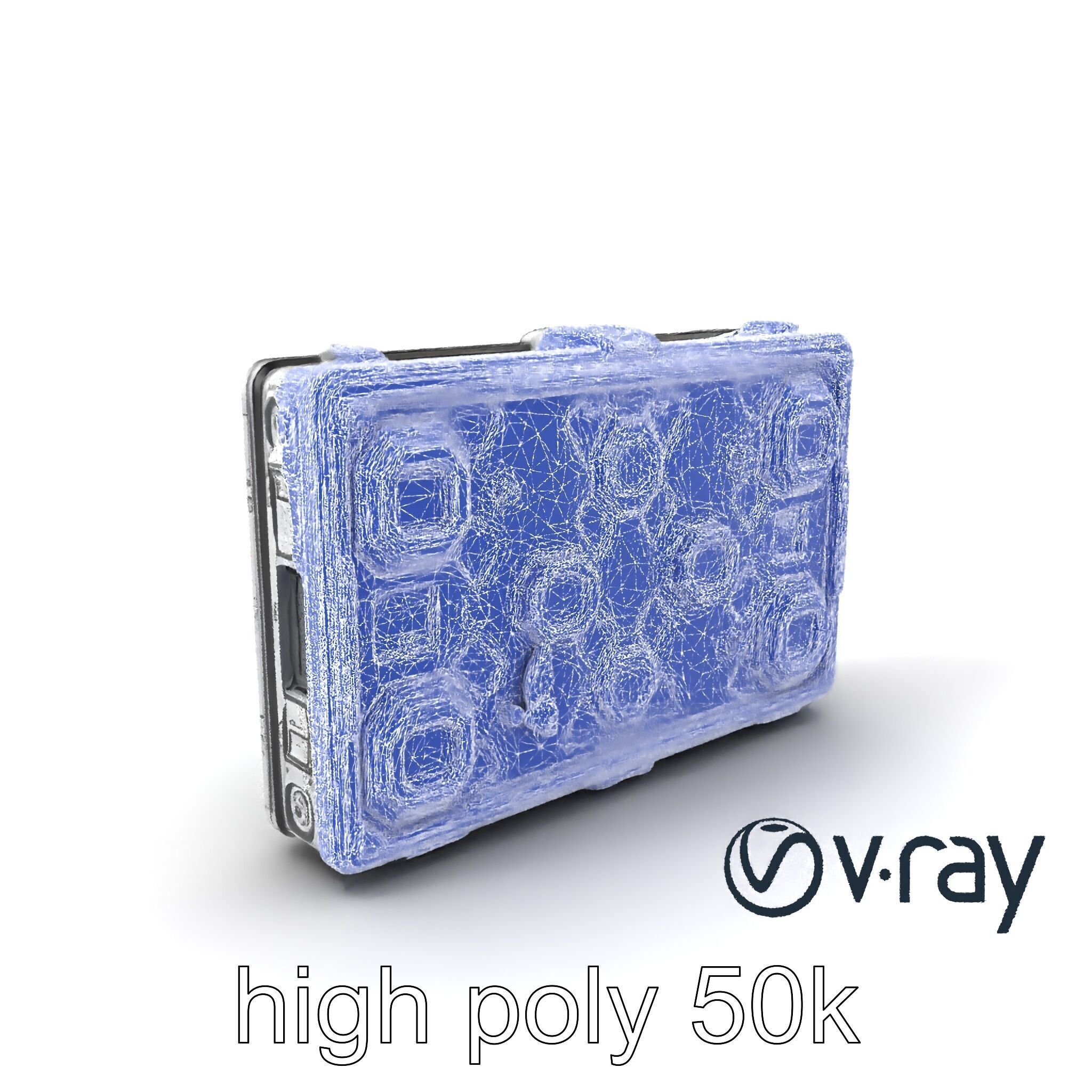 Futuristic Space Station Wall Module model pack Low-poly 3D model_1