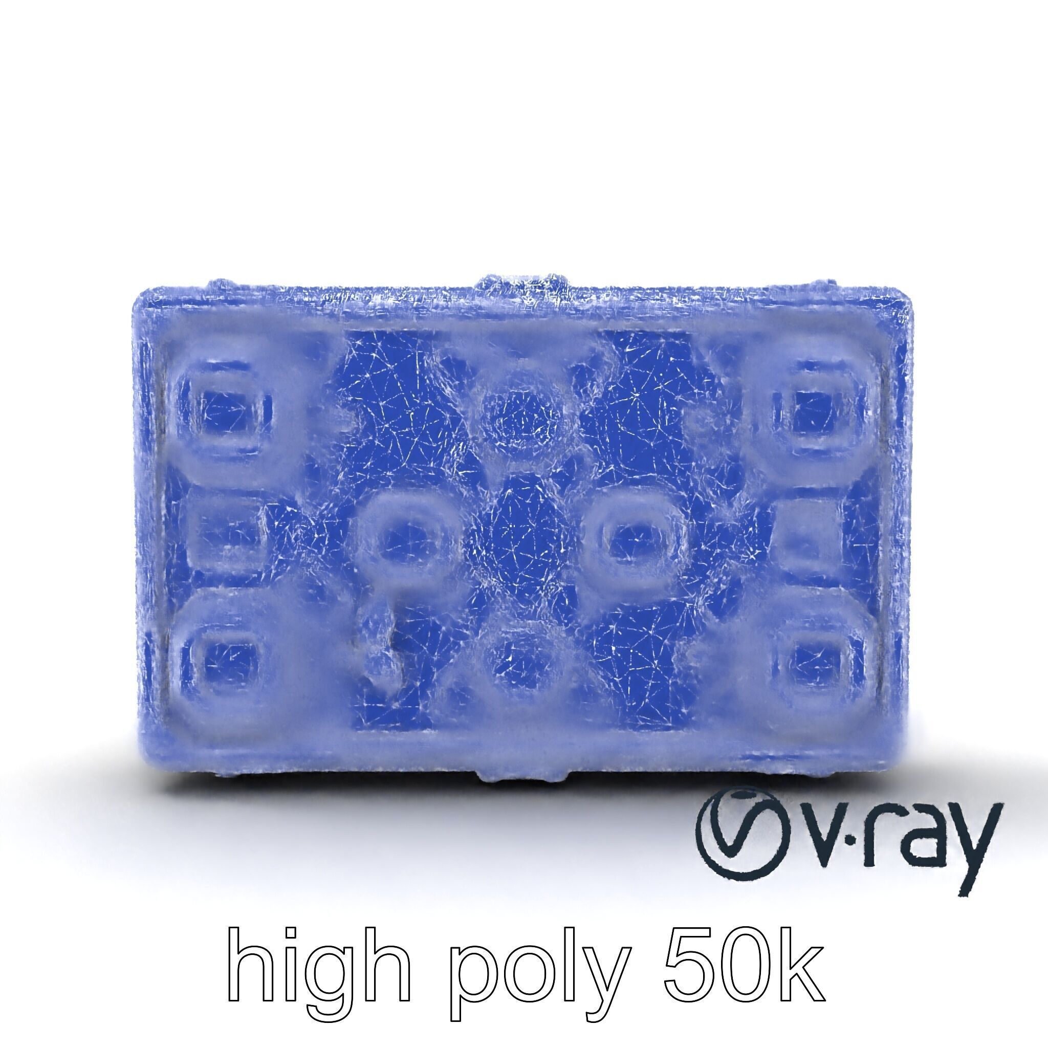 Futuristic Space Station Wall Module model pack Low-poly 3D model_28