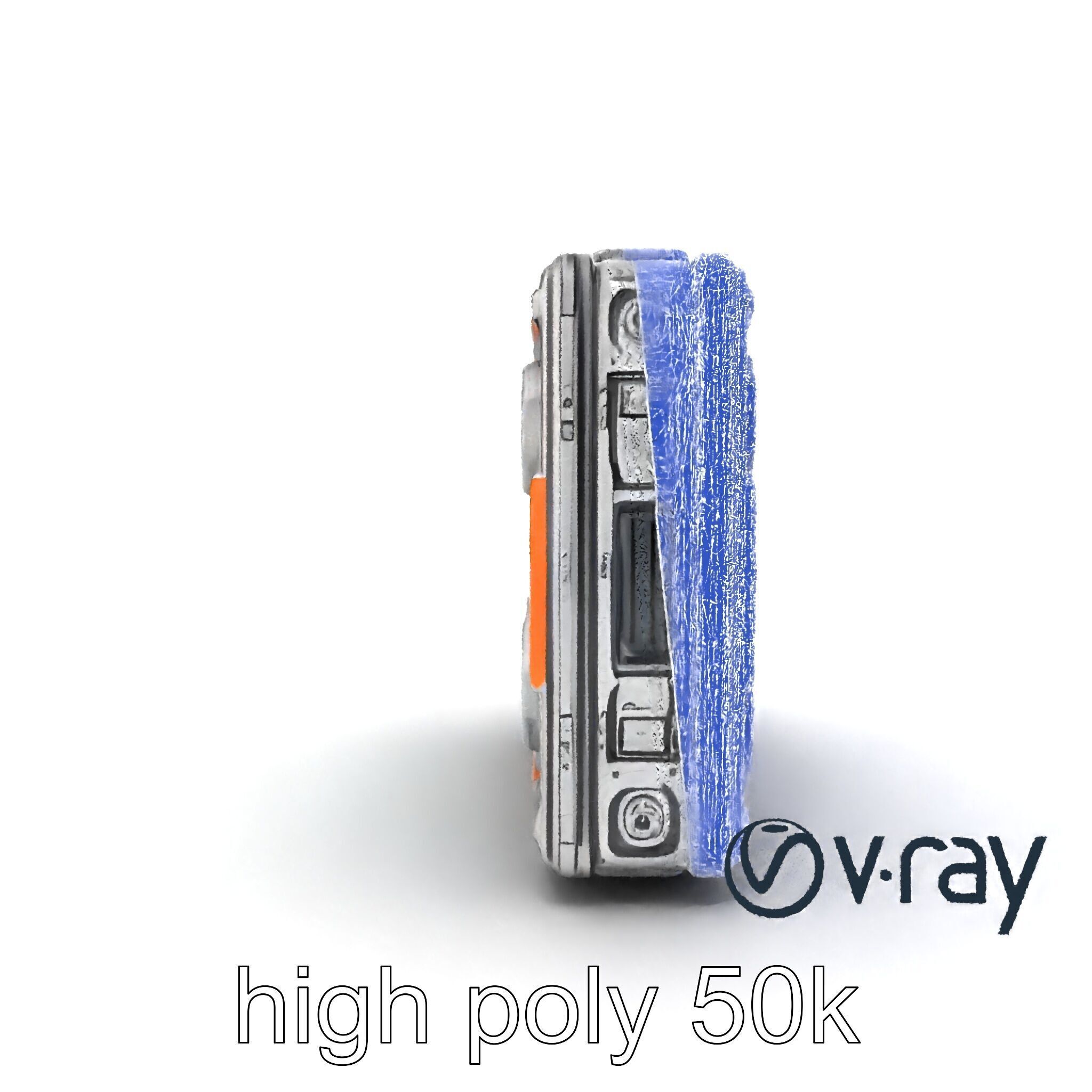 Futuristic Space Station Wall Module model pack Low-poly 3D model_21