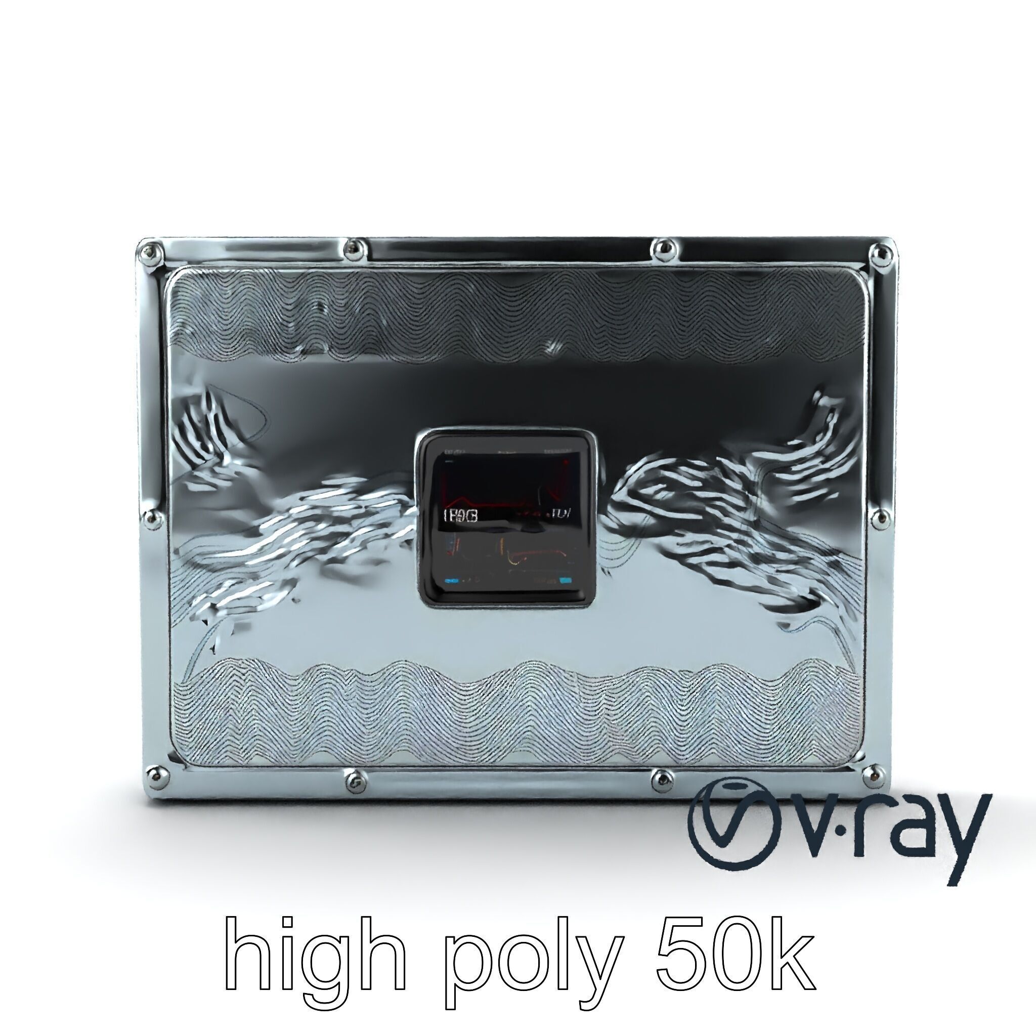 AI-Assisted Medical Wall Panel model pack Low-poly 3D model_32