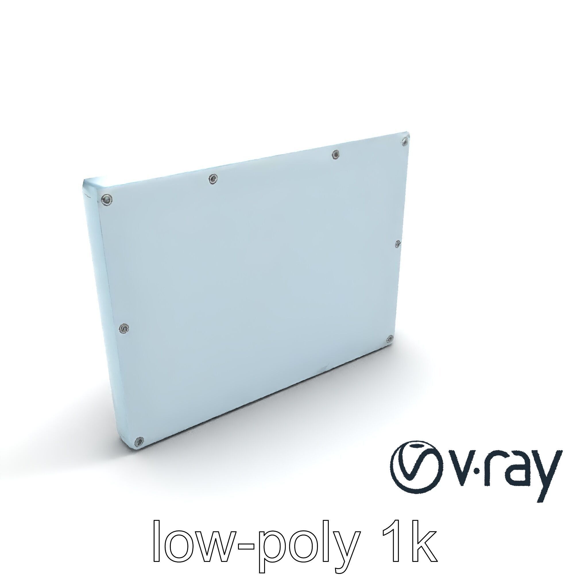 AI-Assisted Medical Wall Panel model pack Low-poly 3D model_9