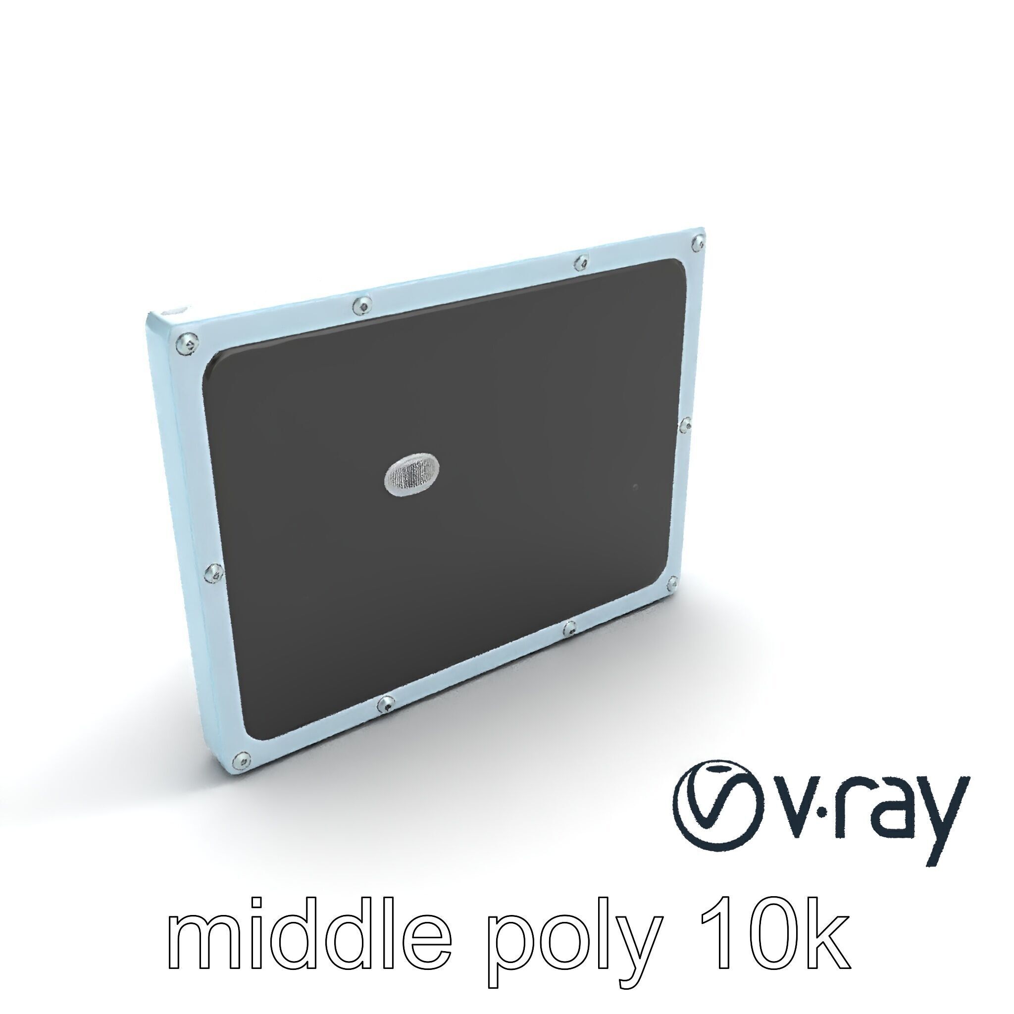 AI-Assisted Medical Wall Panel model pack Low-poly 3D model_8