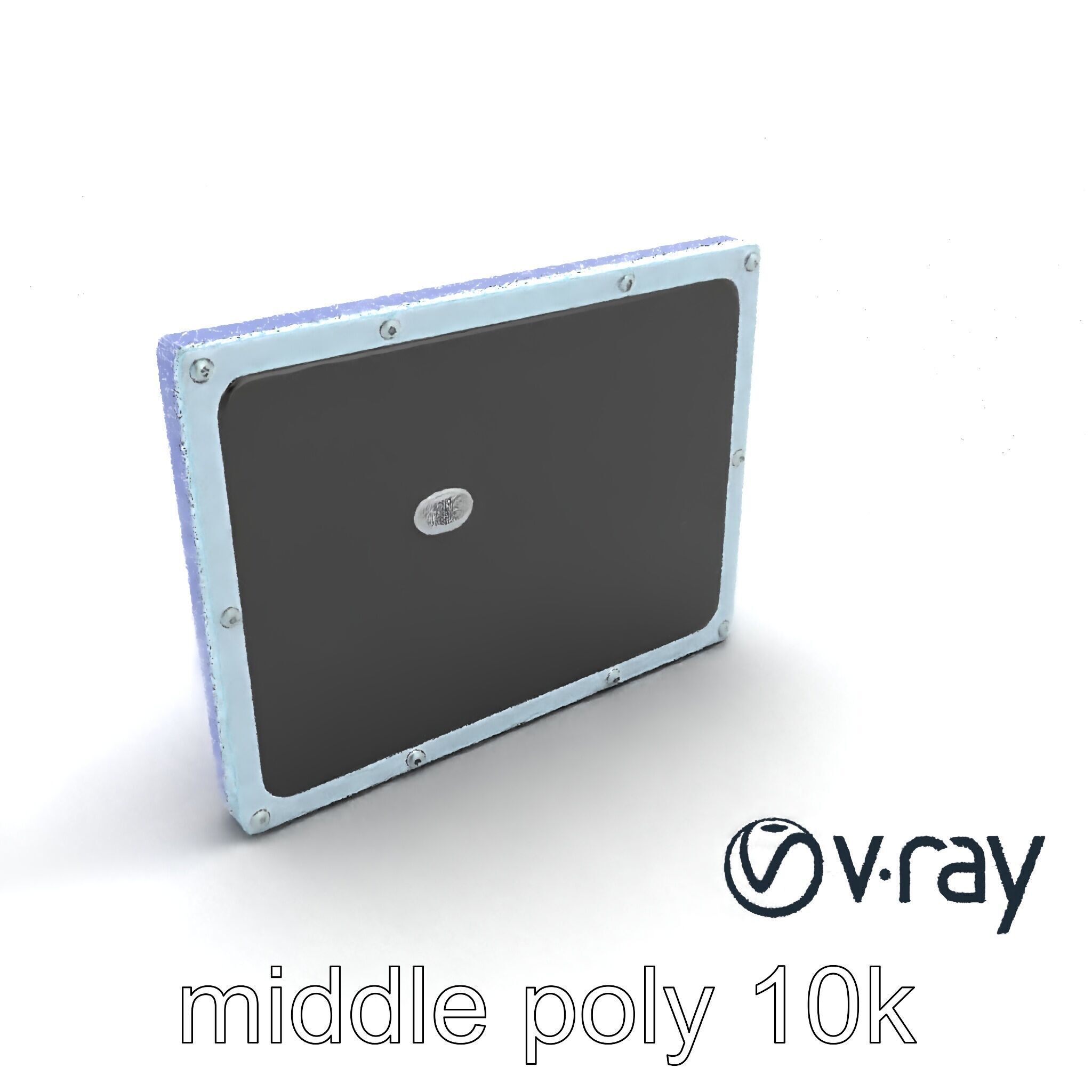 AI-Assisted Medical Wall Panel model pack Low-poly 3D model_12