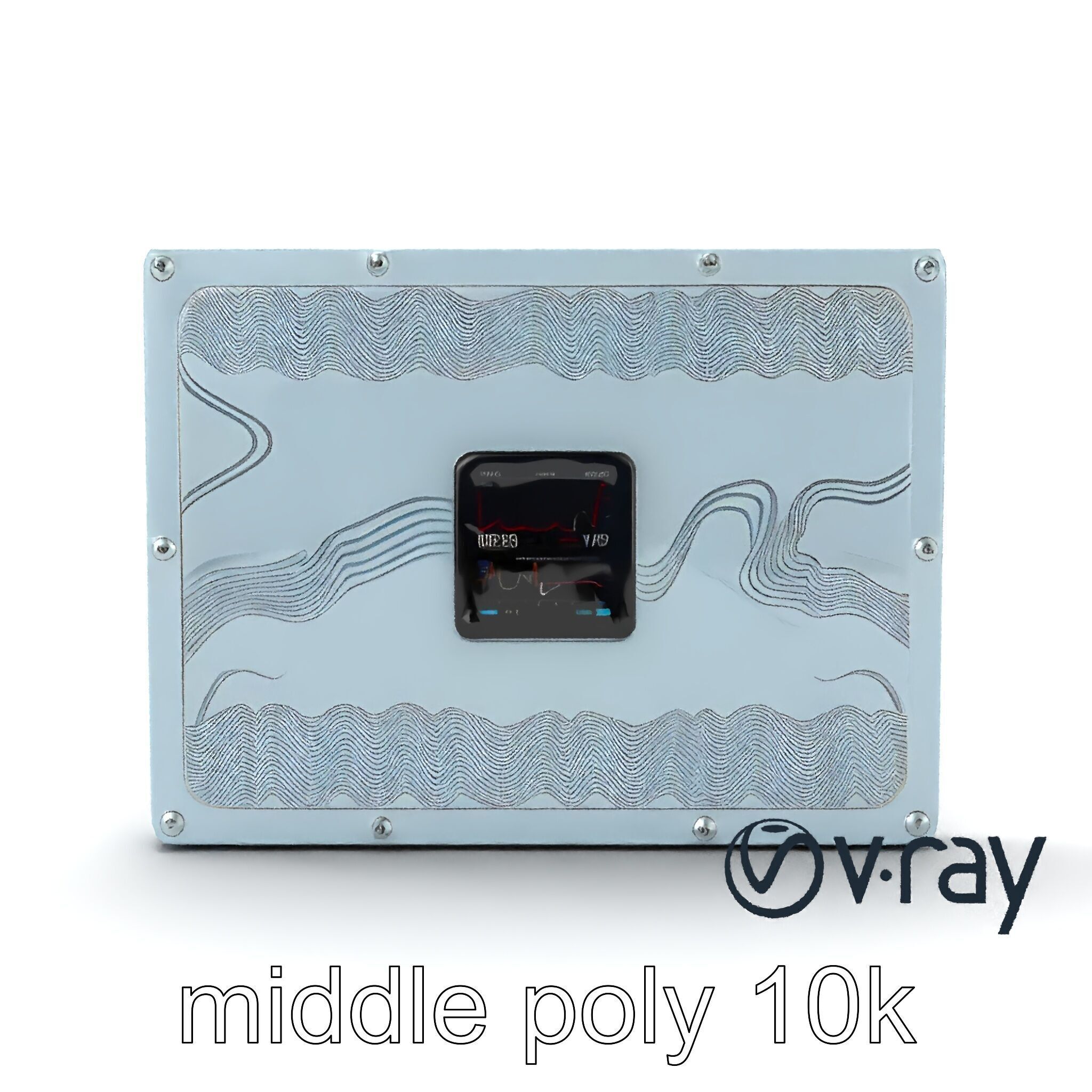 AI-Assisted Medical Wall Panel model pack Low-poly 3D model_30