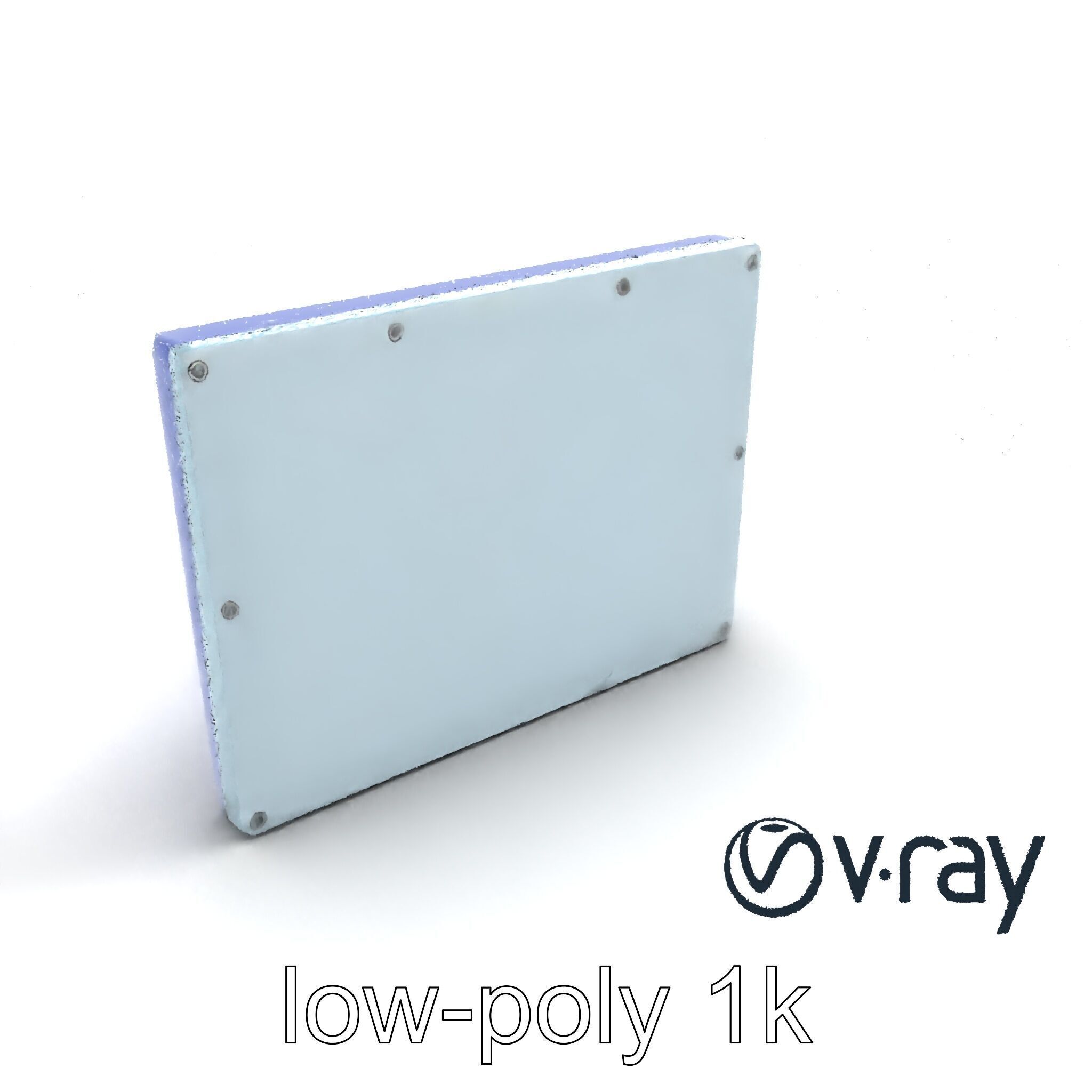 AI-Assisted Medical Wall Panel model pack Low-poly 3D model_13