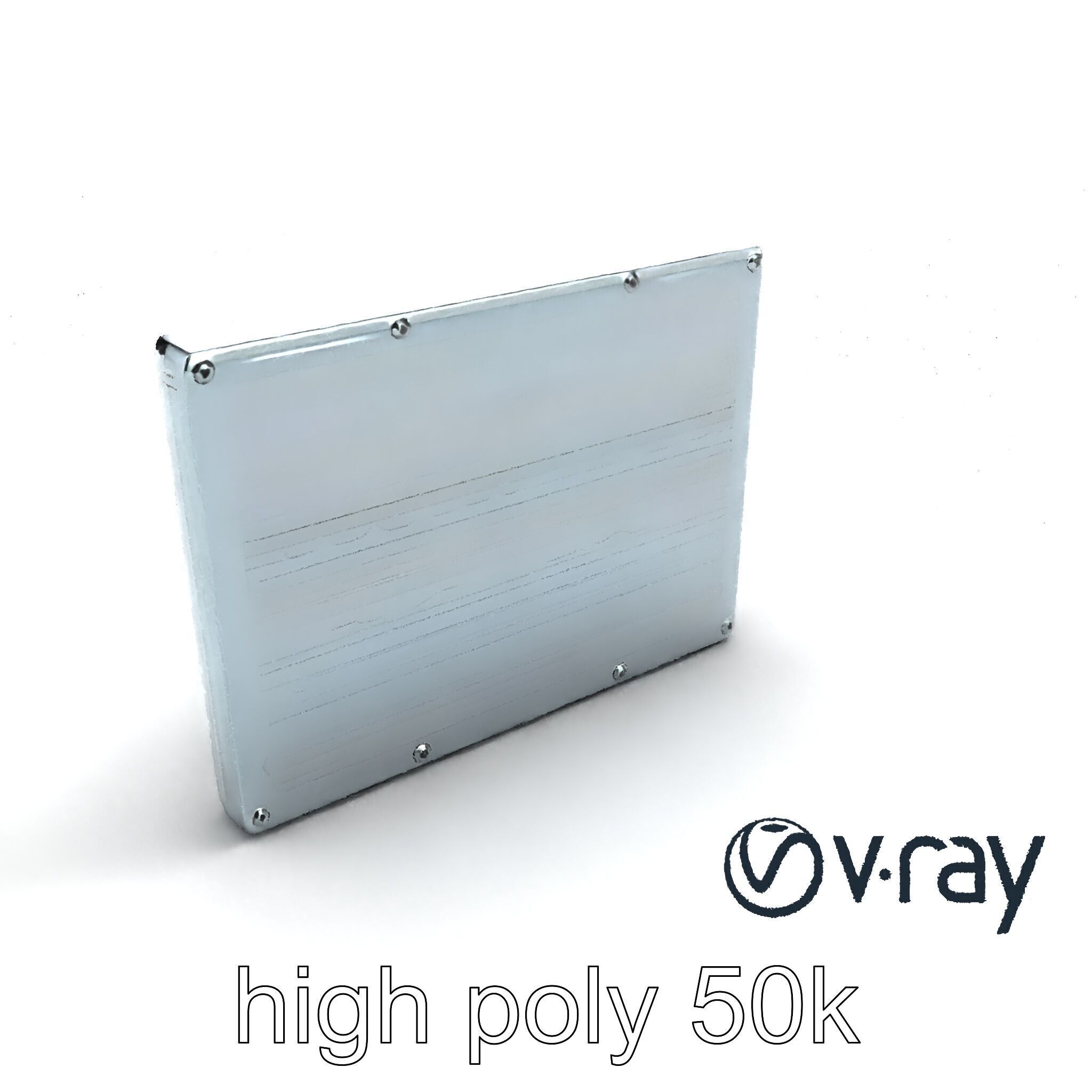 AI-Assisted Medical Wall Panel model pack Low-poly 3D model_14