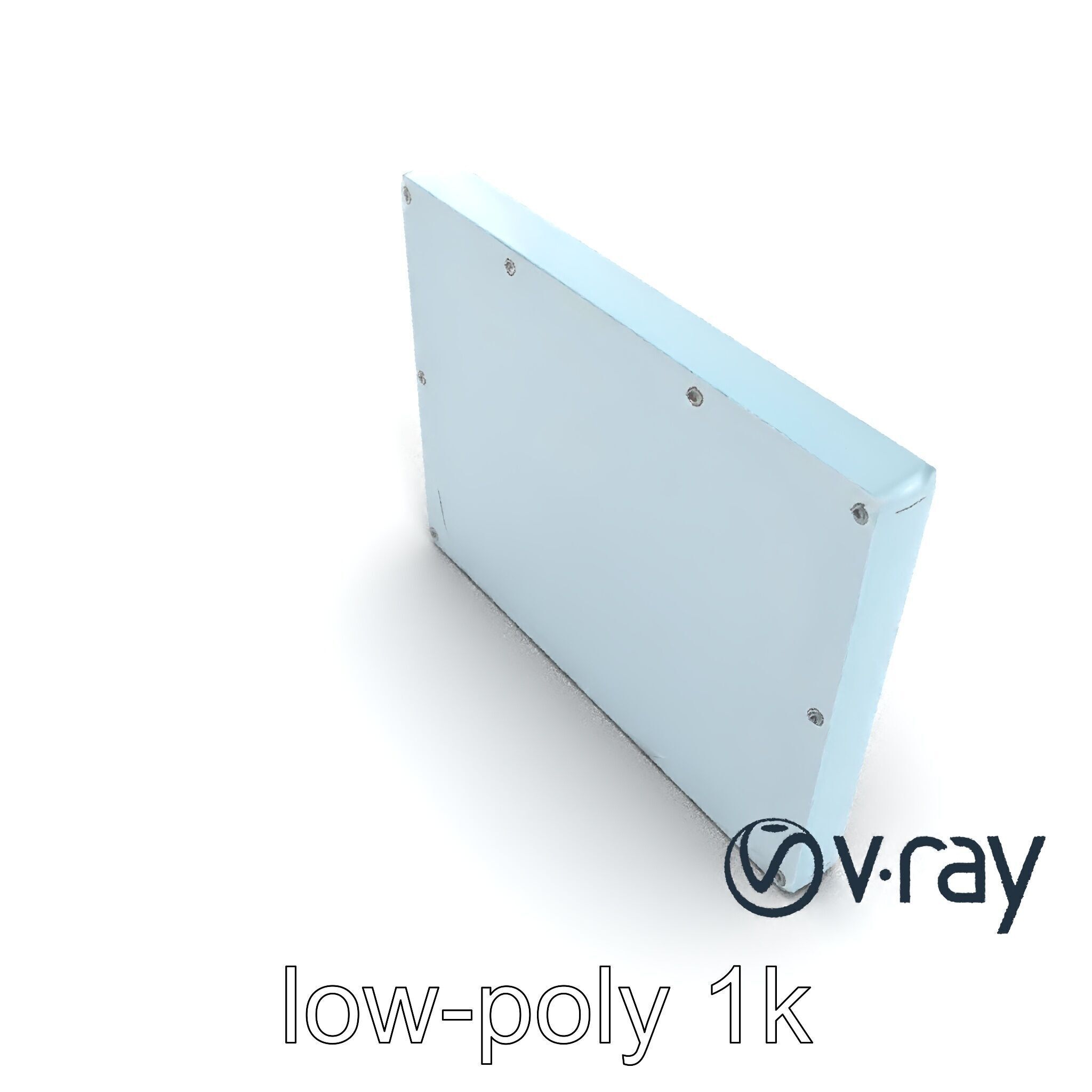 AI-Assisted Medical Wall Panel model pack Low-poly 3D model_11