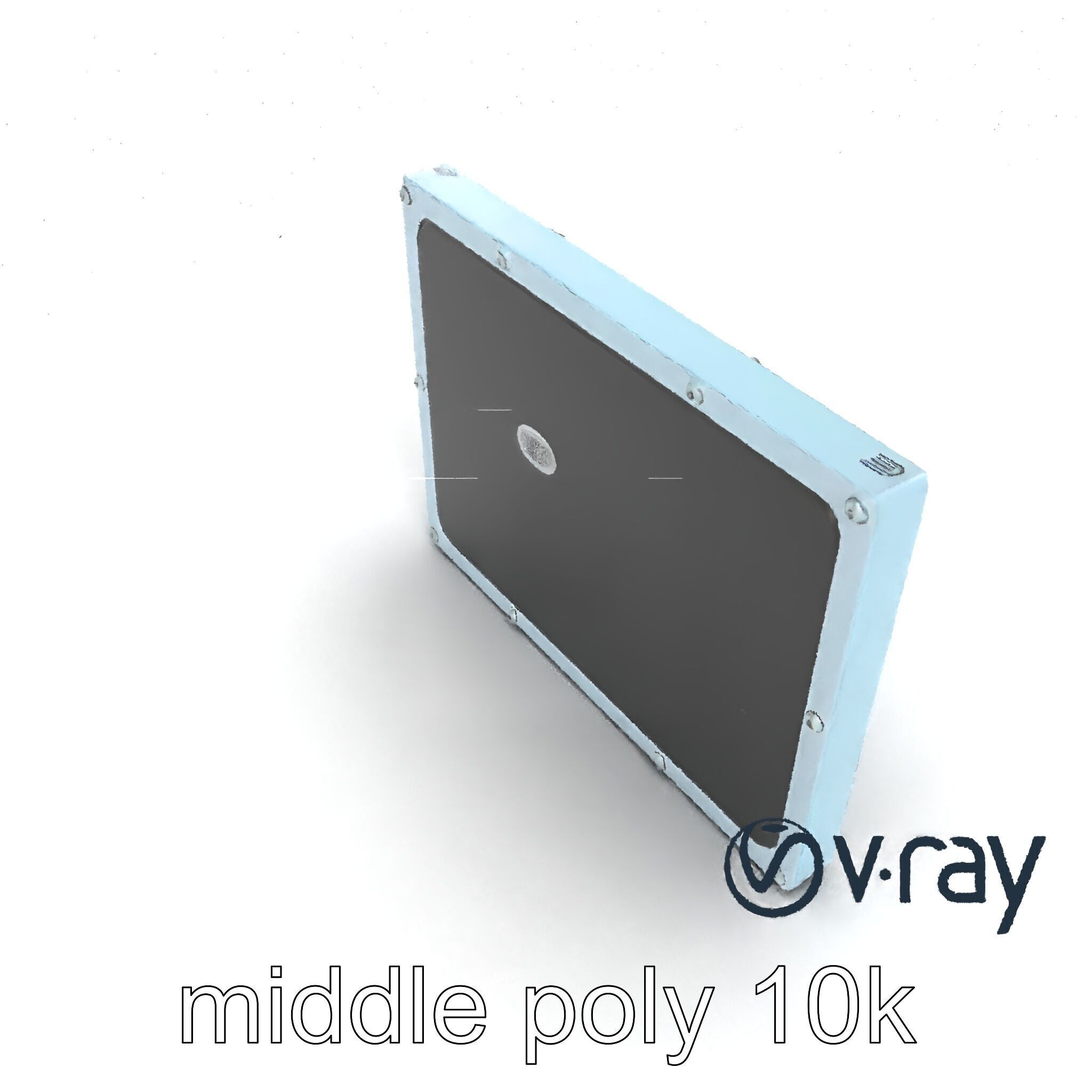 AI-Assisted Medical Wall Panel model pack Low-poly 3D model_23