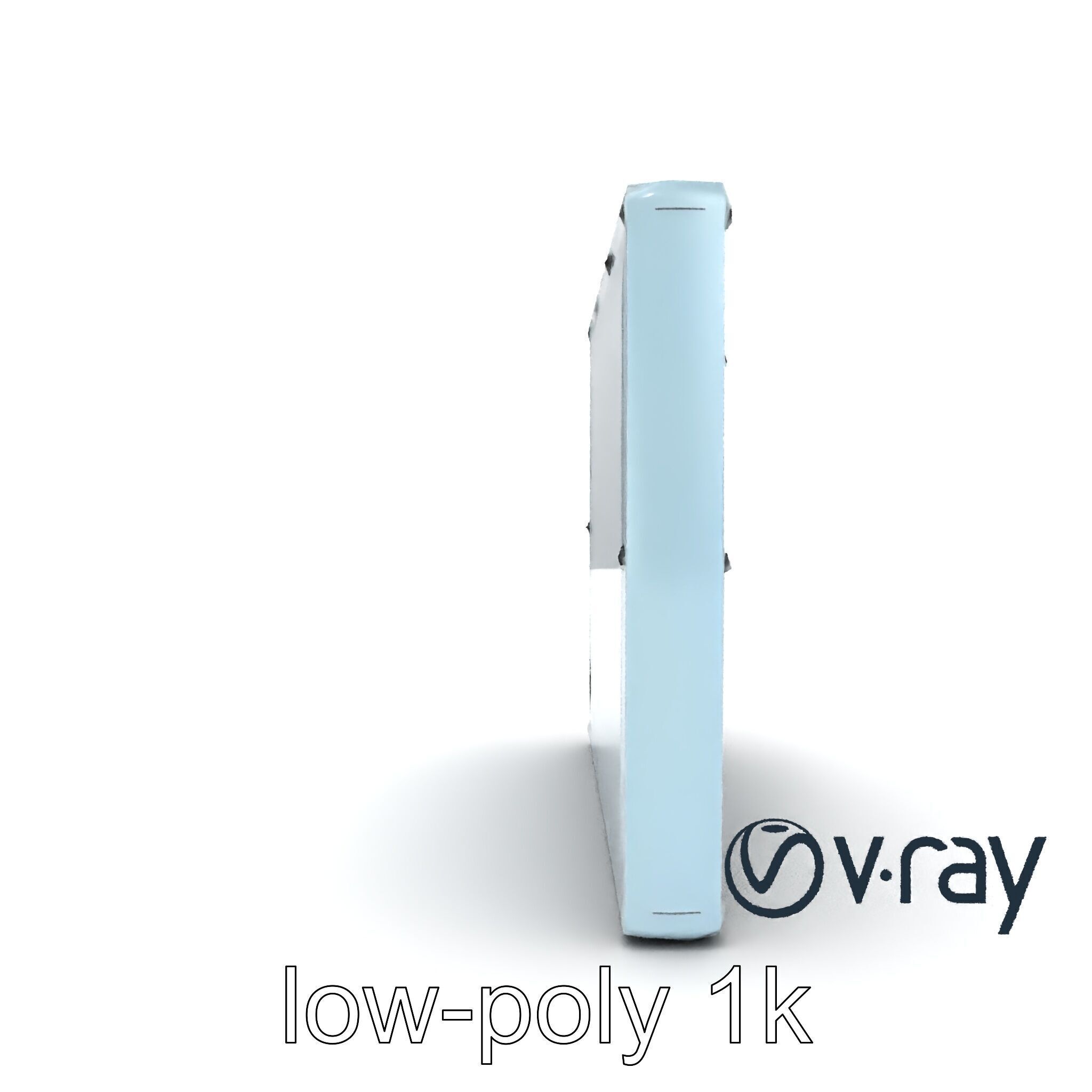 AI-Assisted Medical Wall Panel model pack Low-poly 3D model_20