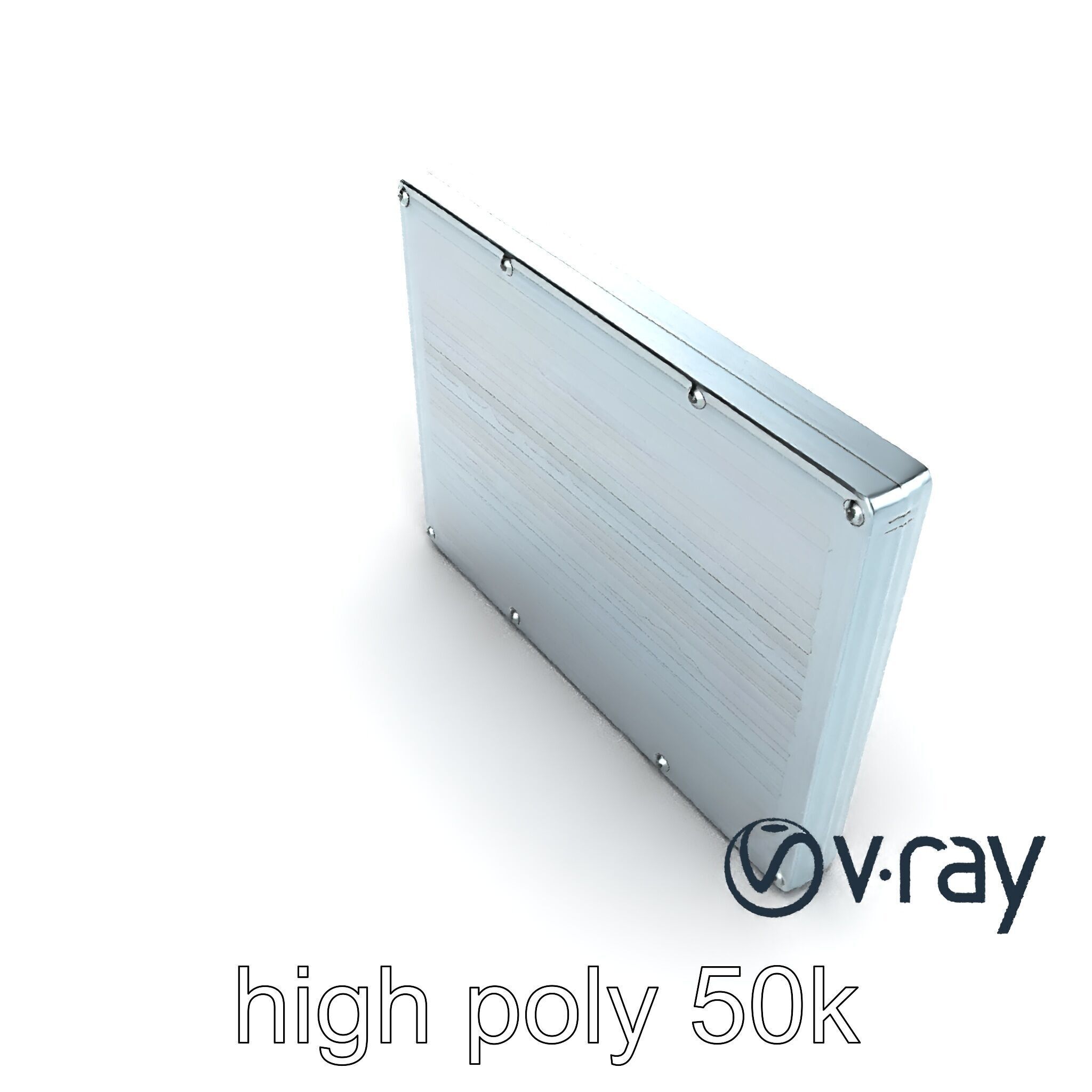 AI-Assisted Medical Wall Panel model pack Low-poly 3D model_15