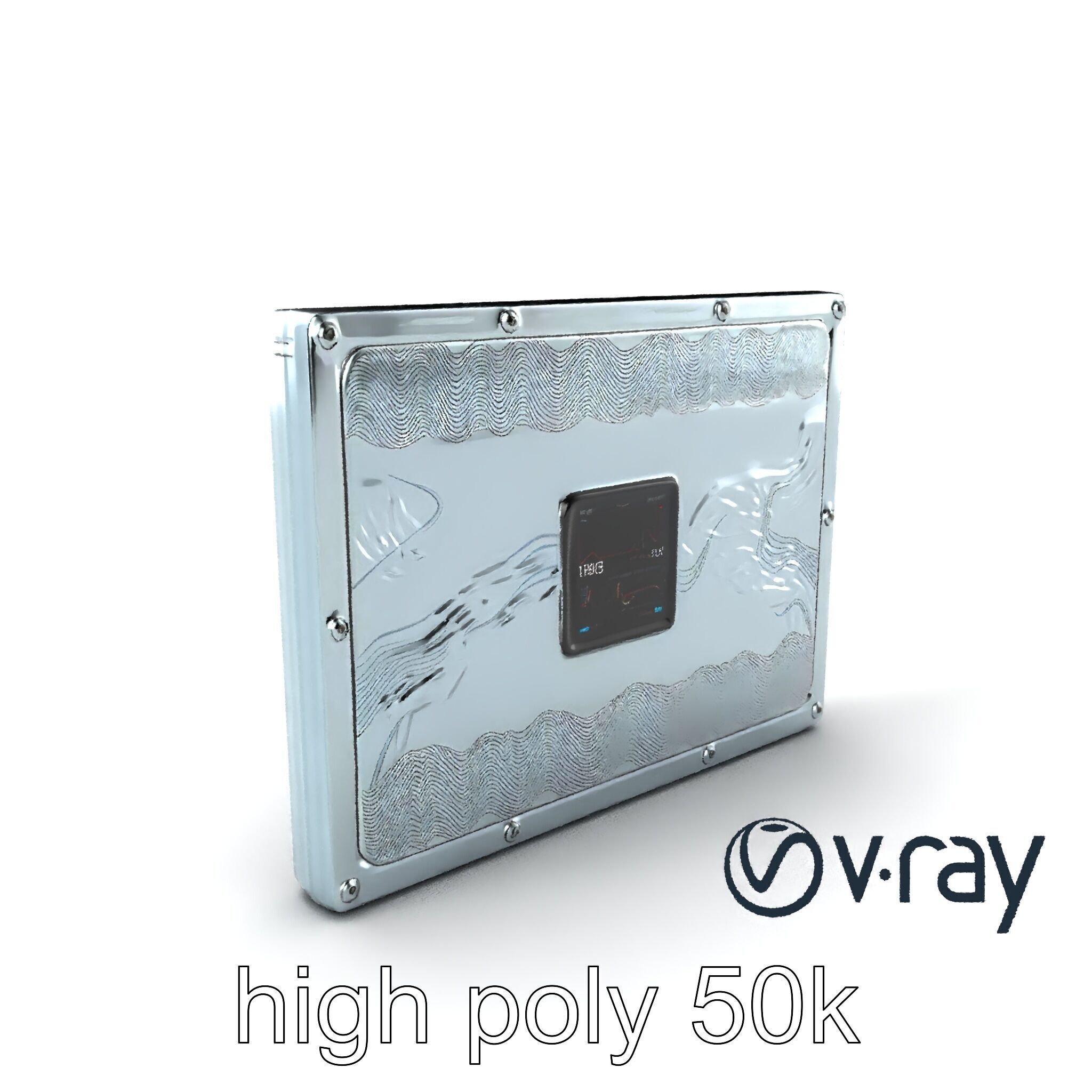 AI-Assisted Medical Wall Panel model pack Low-poly 3D model_2