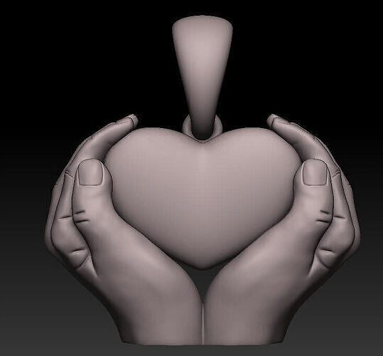 heart the love  3D print model