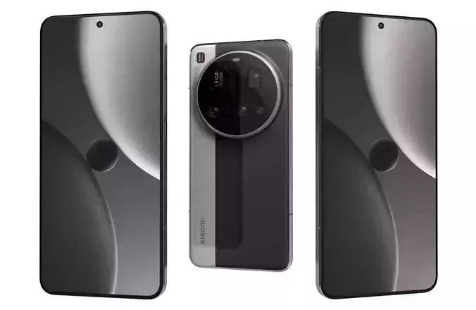 Xiaomi 15 Ultra Silver Chrome 3D model