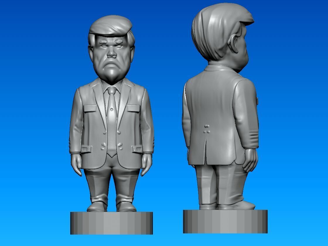 Donald Trump model - Decor - 3D print 3D print model_2