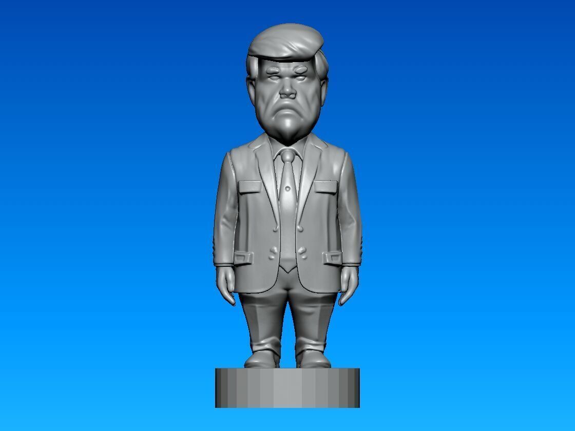 Donald Trump model - Decor - 3D print 3D print model_1