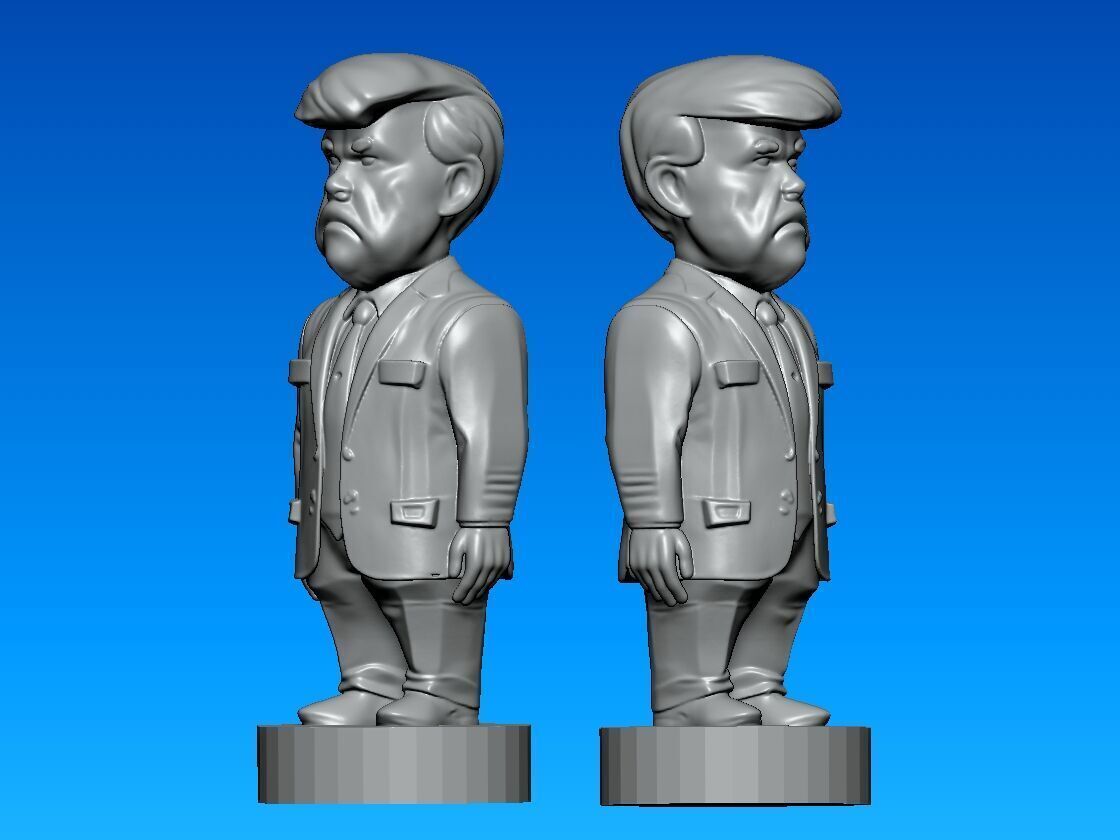 Donald Trump model - Decor - 3D print 3D print model_4