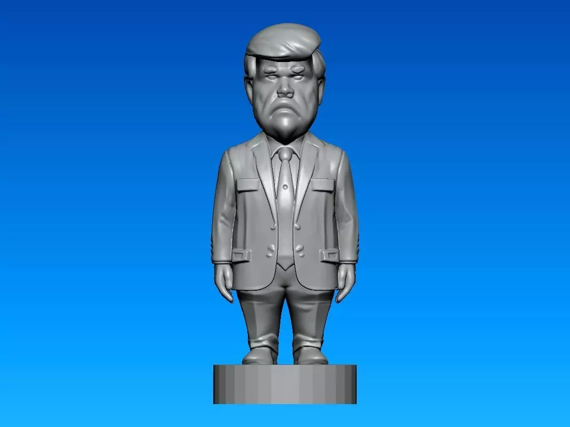Donald Trump model - Decor - 3D print 3D print model_0
