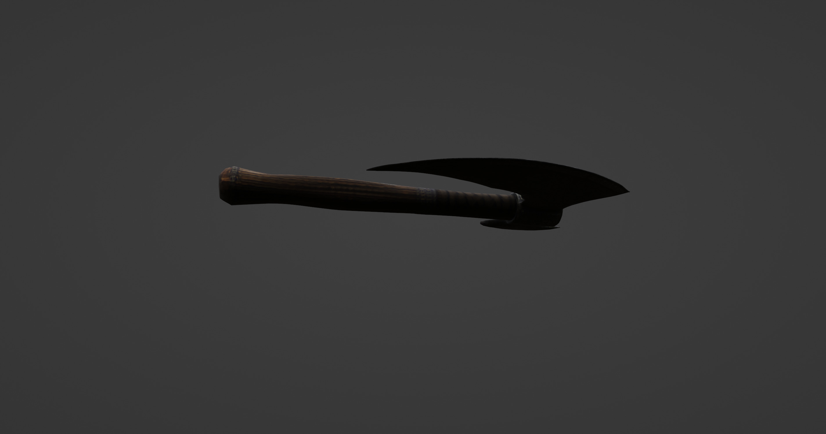 Ancient Warriors Engraved Battle Axe   3D model_7