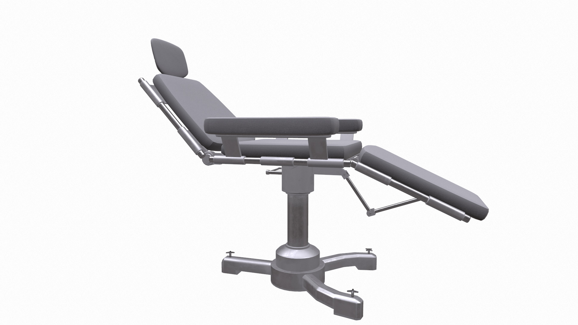 Surgery Chair Low Poly Low-poly 3D model_43