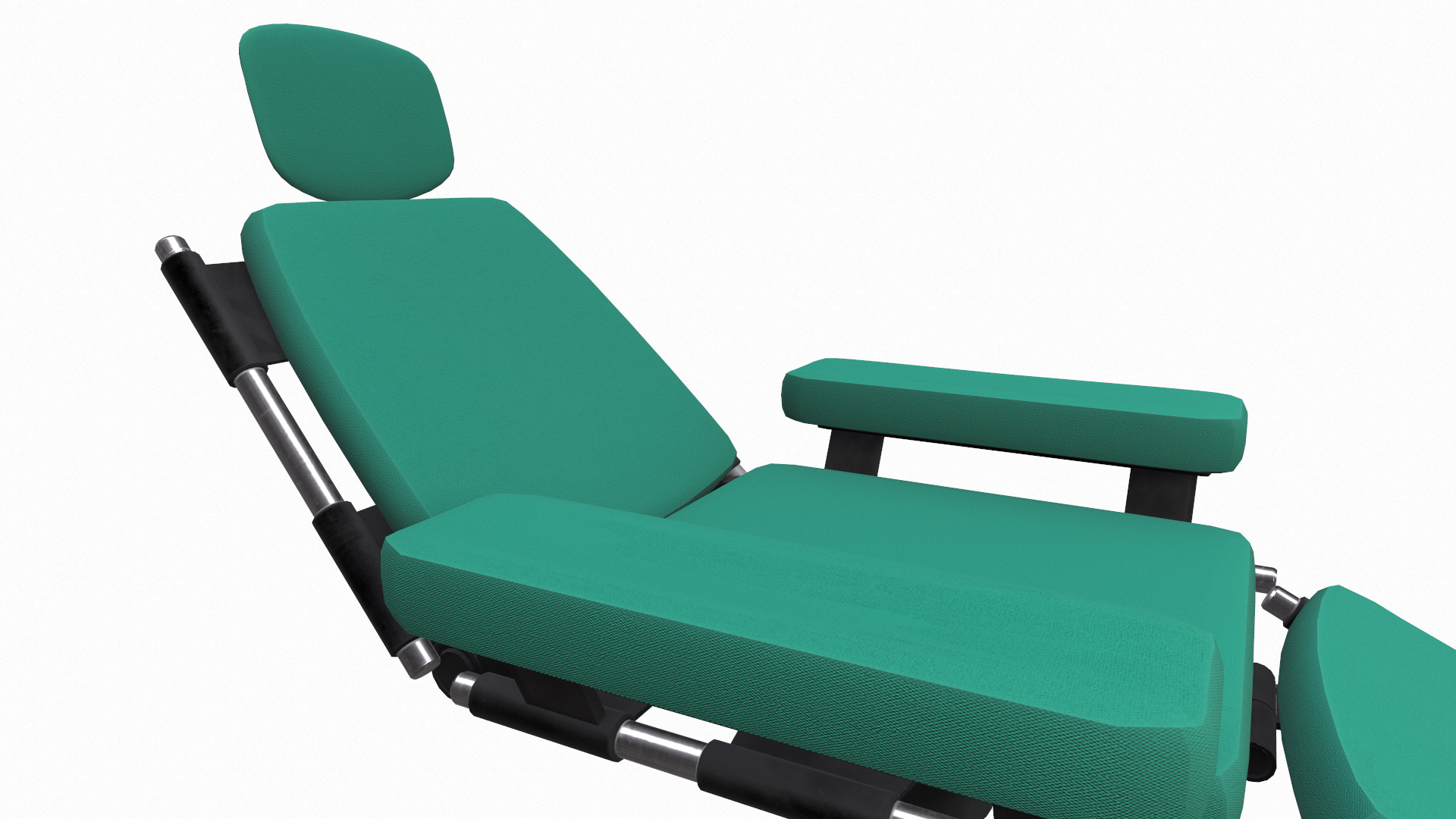 Surgery Chair Low Poly Low-poly 3D model_20