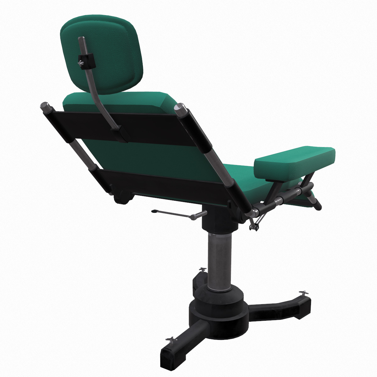 Surgery Chair Low Poly Low-poly 3D model_10