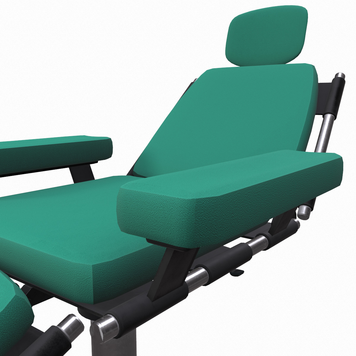 Surgery Chair Low Poly Low-poly 3D model_4