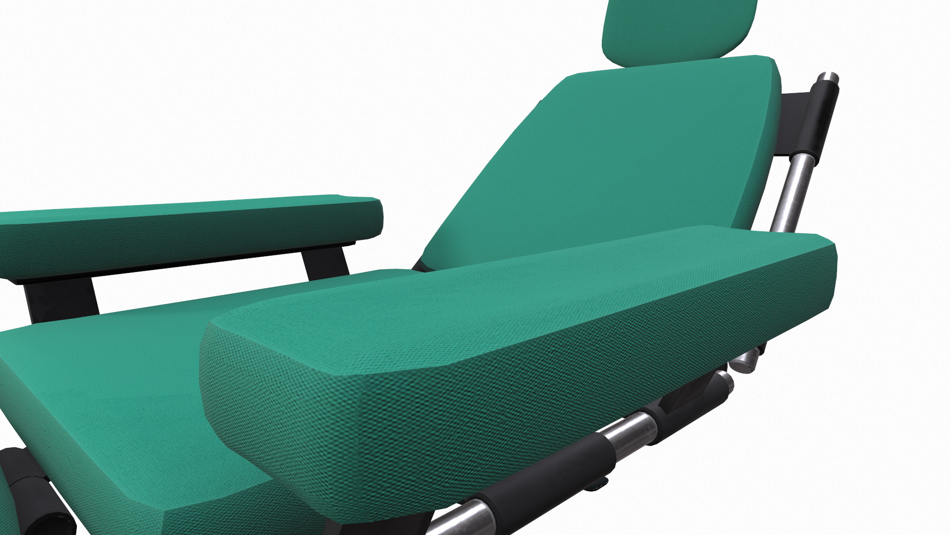 Surgery Chair Low Poly Low-poly 3D model_19