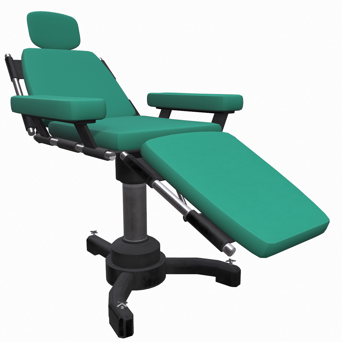 Surgery Chair Low Poly Low-poly 3D model_6