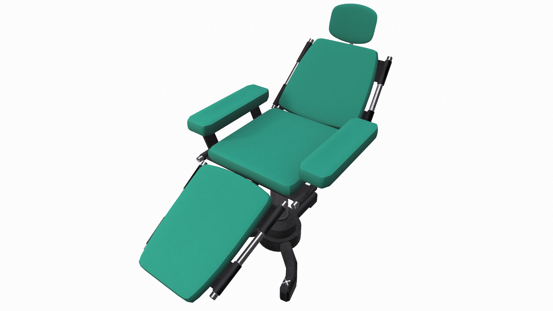 Surgery Chair Low Poly Low-poly 3D model_17