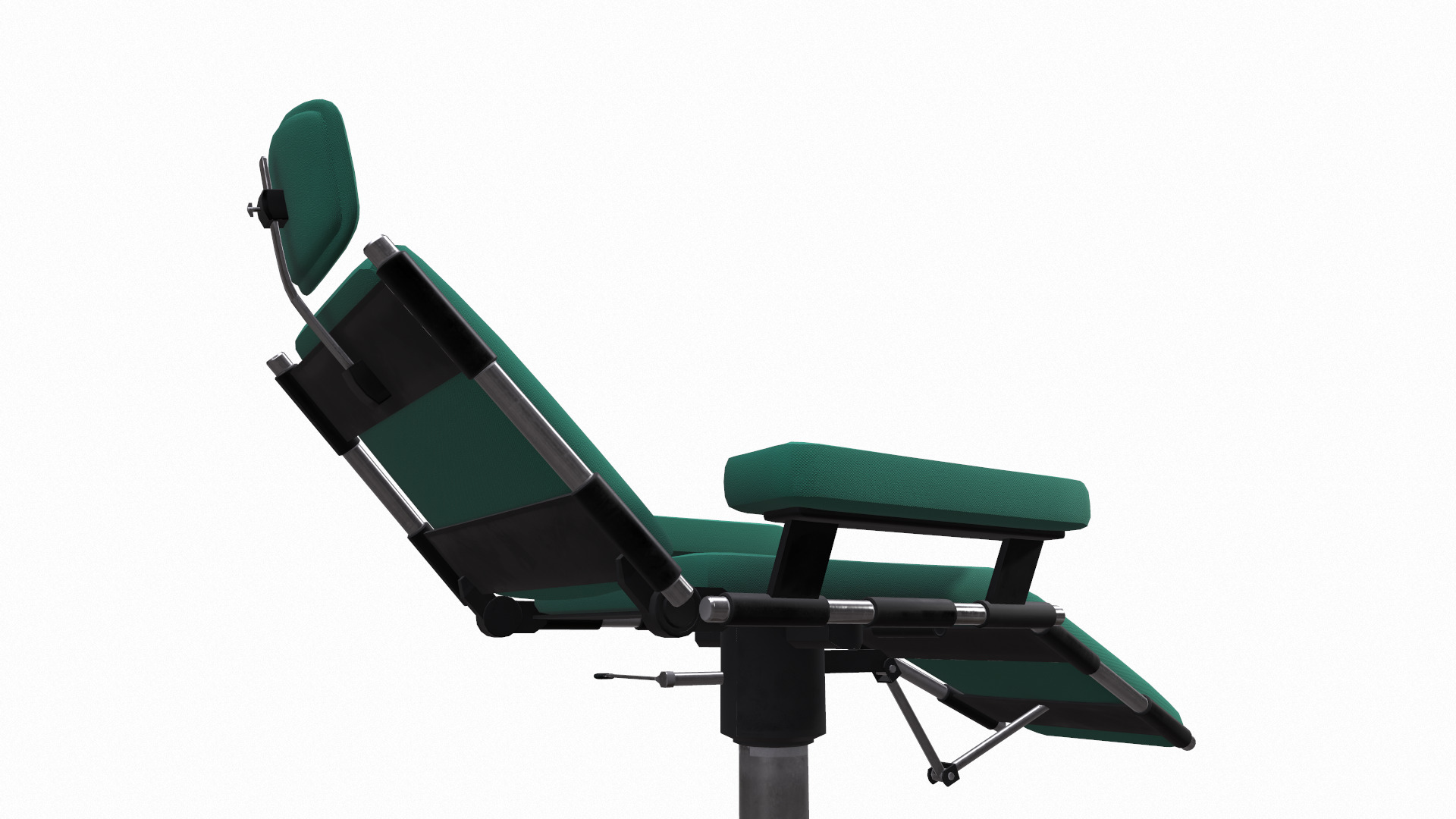 Surgery Chair Low Poly Low-poly 3D model_24