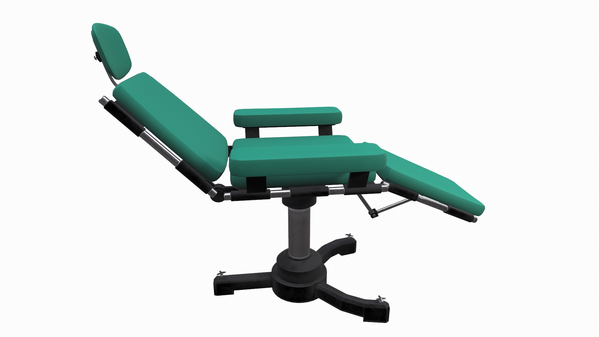 Surgery Chair Low Poly Low-poly 3D model_29