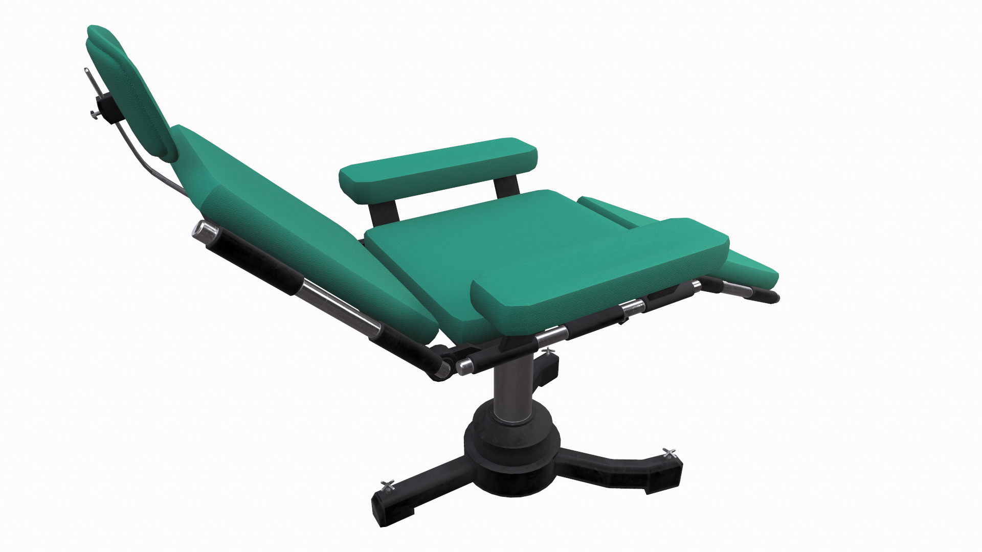 Surgery Chair Low Poly Low-poly 3D model_25
