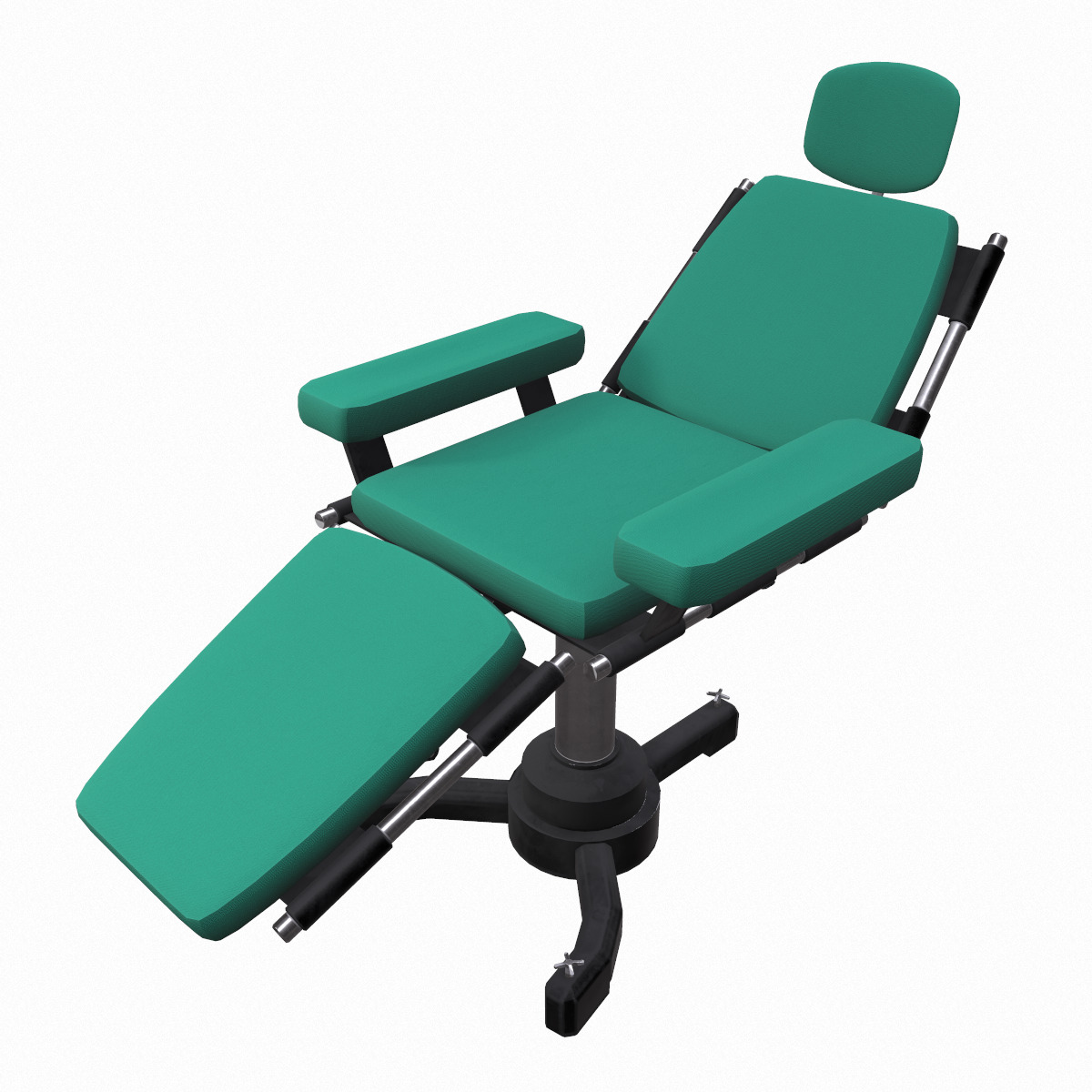 Surgery Chair Low Poly Low-poly 3D model_1