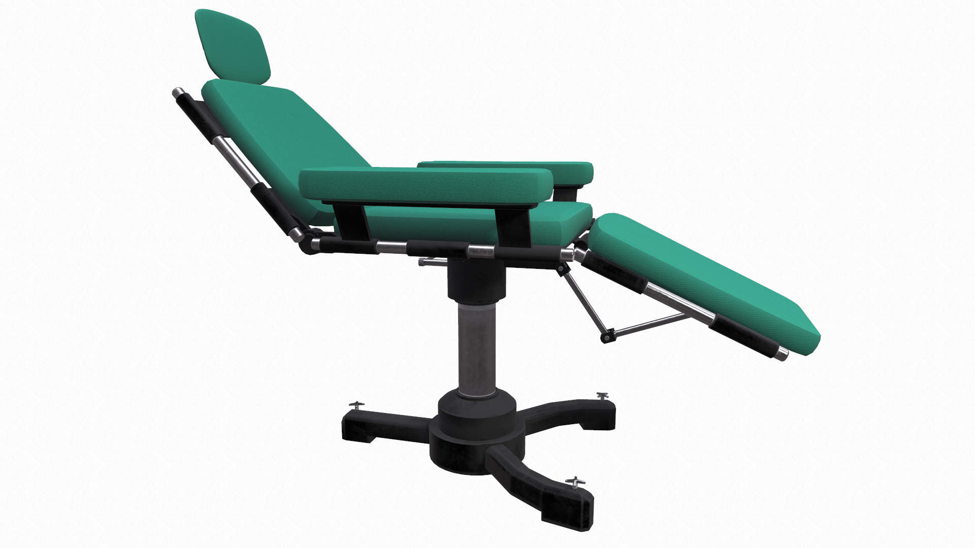 Surgery Chair Low Poly Low-poly 3D model_16