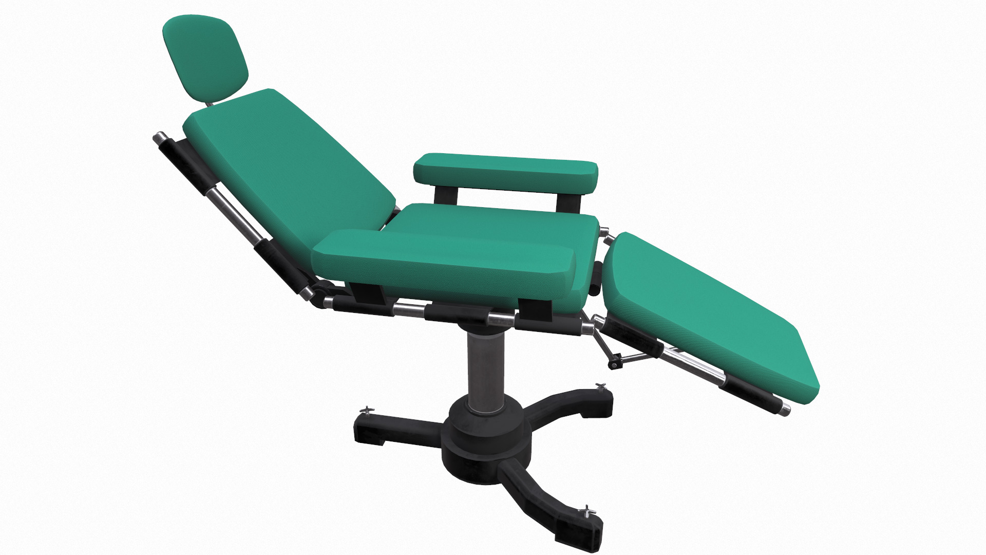 Surgery Chair Low Poly Low-poly 3D model_27