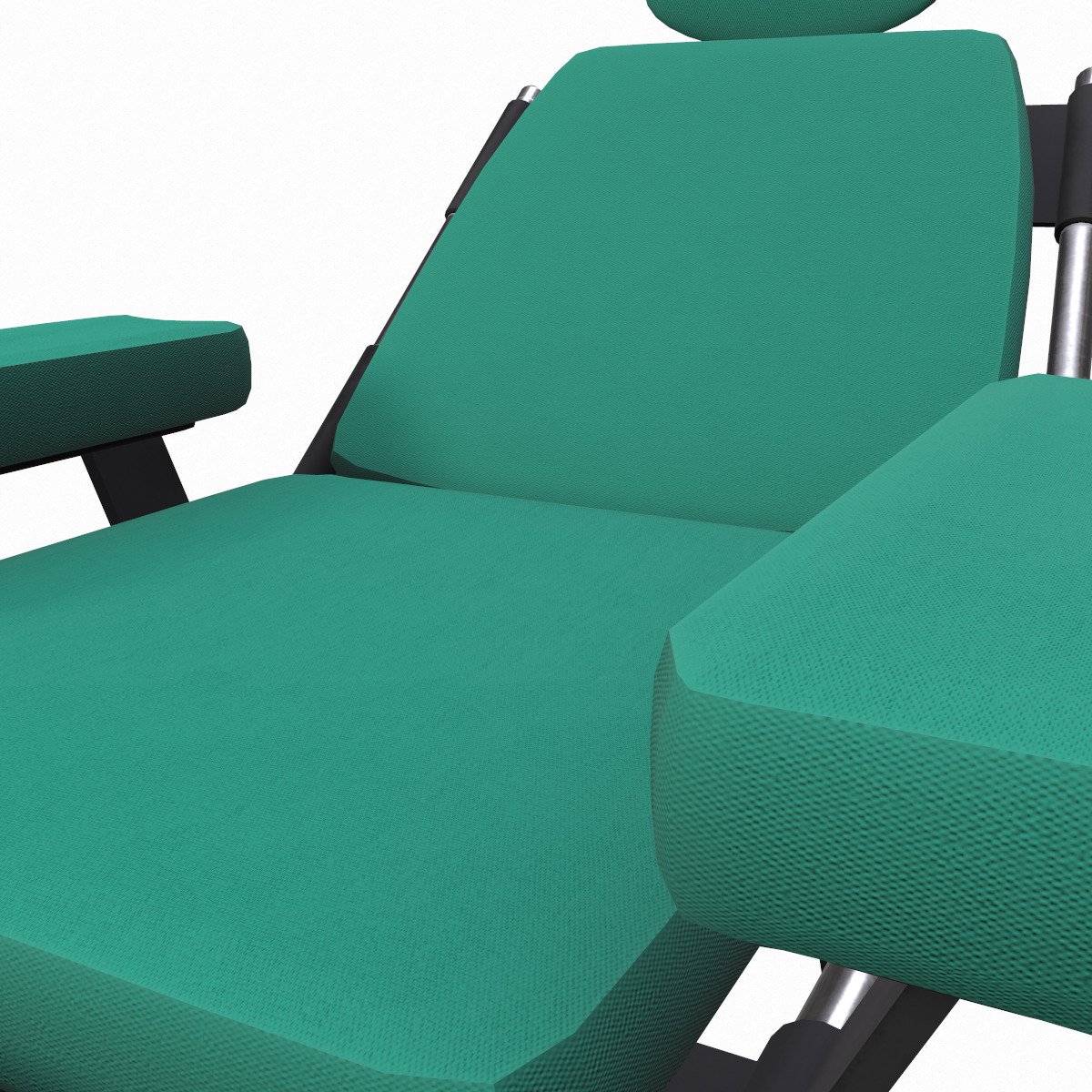 Surgery Chair Low Poly Low-poly 3D model_9