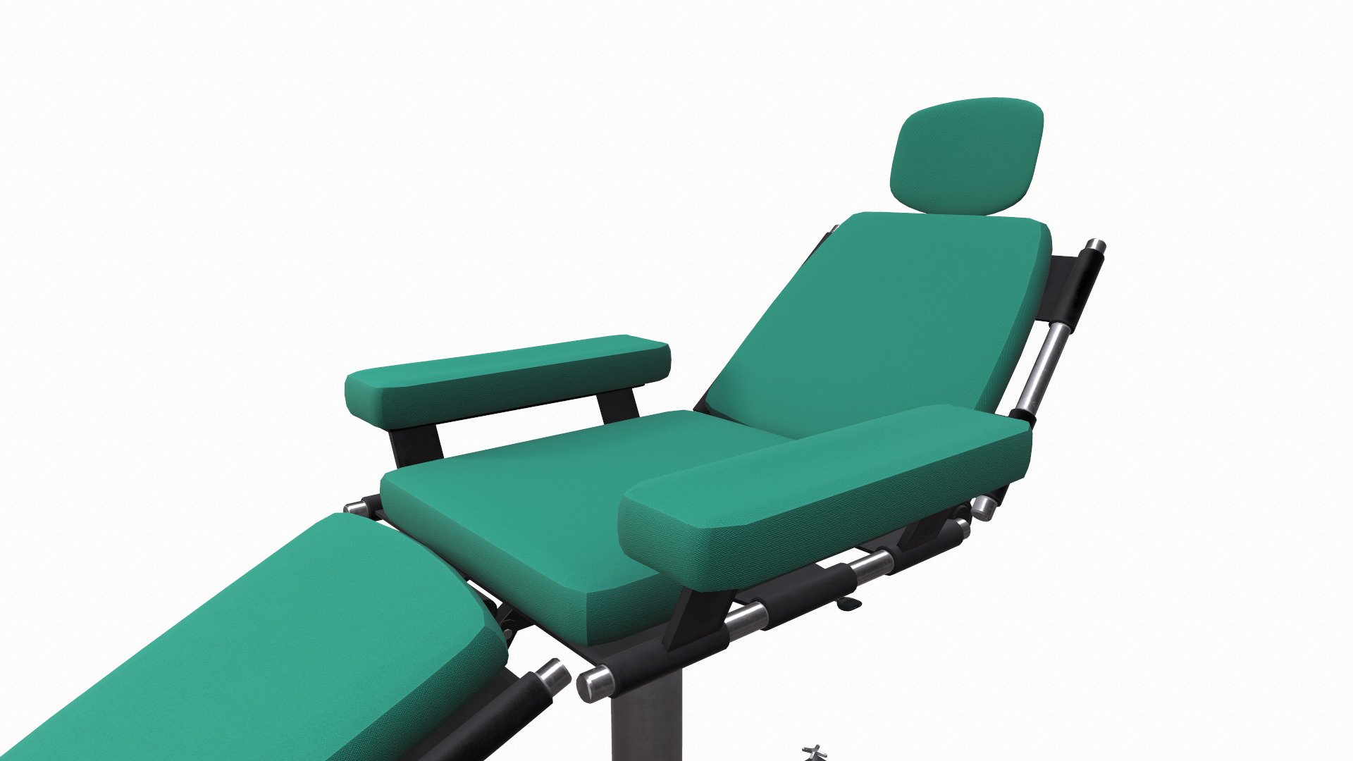 Surgery Chair Low Poly Low-poly 3D model_22