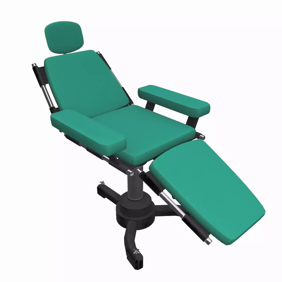 Surgery Chair Low Poly Low-poly 3D model_0