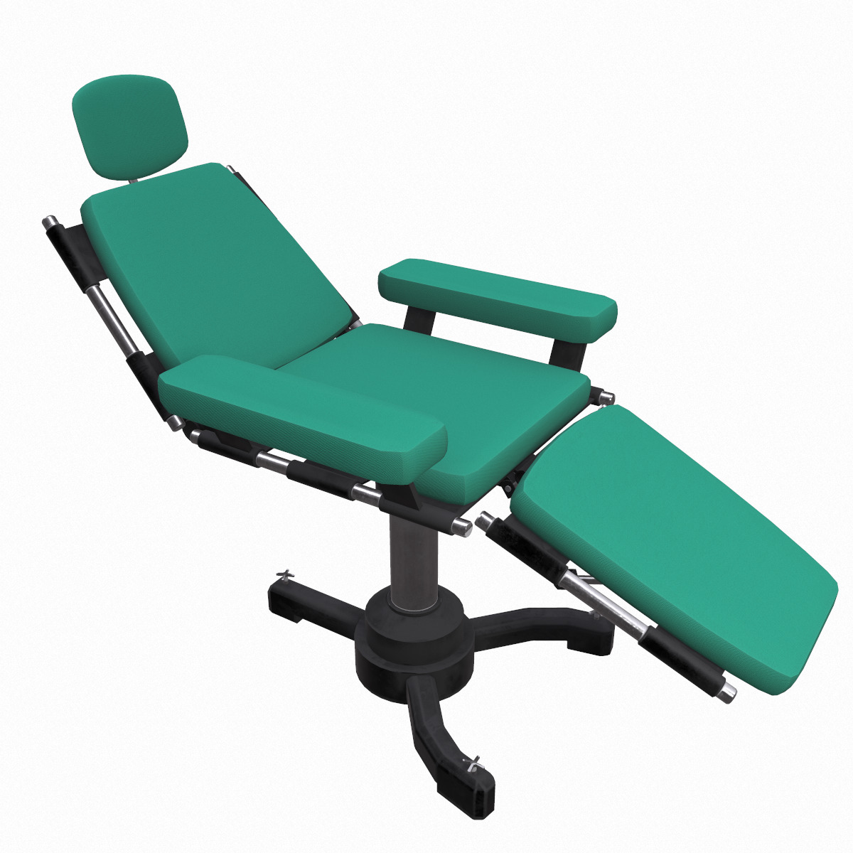 Surgery Chair Low Poly Low-poly 3D model_14