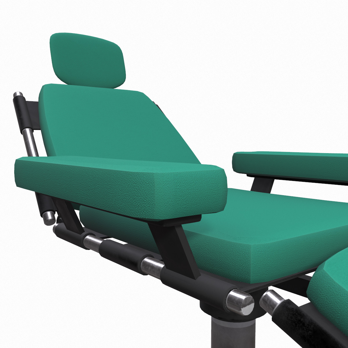 Surgery Chair Low Poly Low-poly 3D model_5