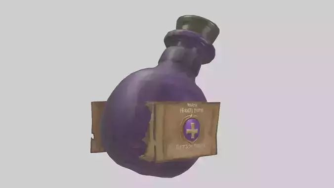 Health Potion model Low-poly 3D model